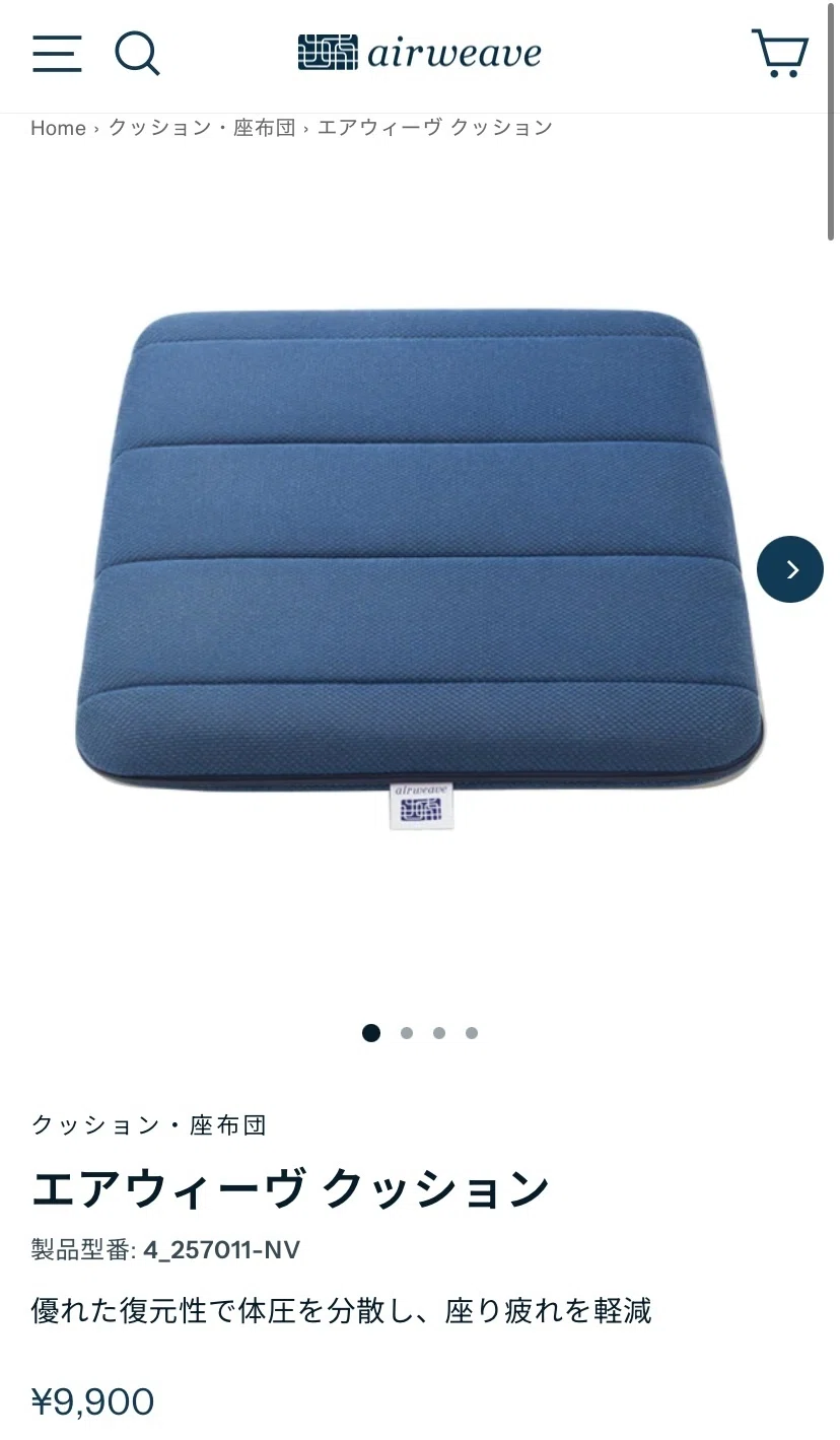 エアウィーブのクッションを試したら、やみつきになった話🪑🎥｜chay_note