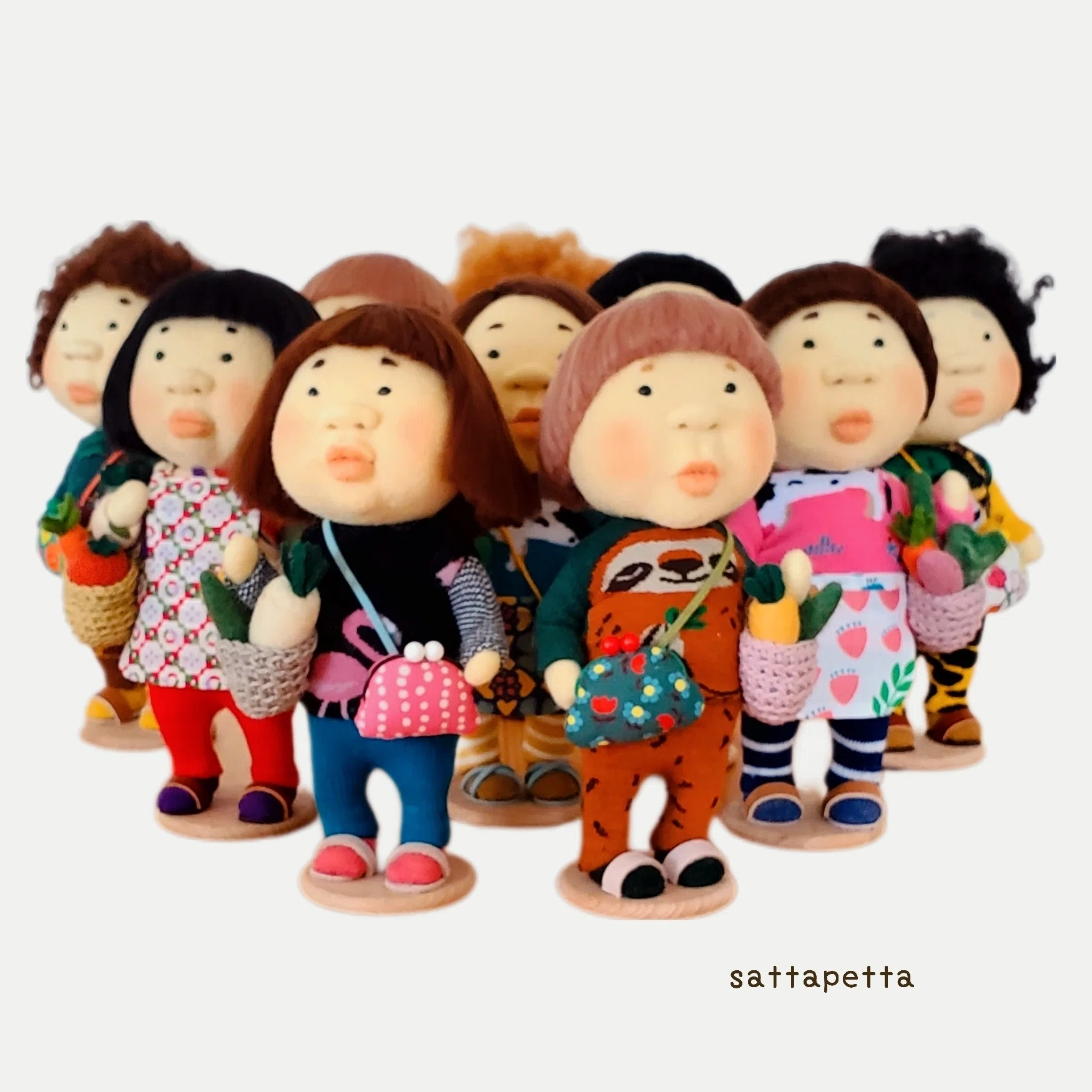 毎日羊毛フェルト｜satta petta