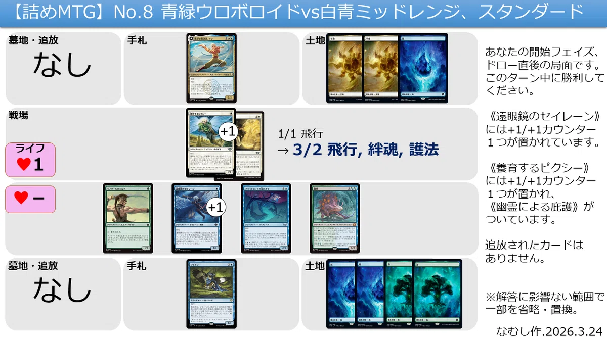 解答】詰めMTG（2026.3～）｜なむし