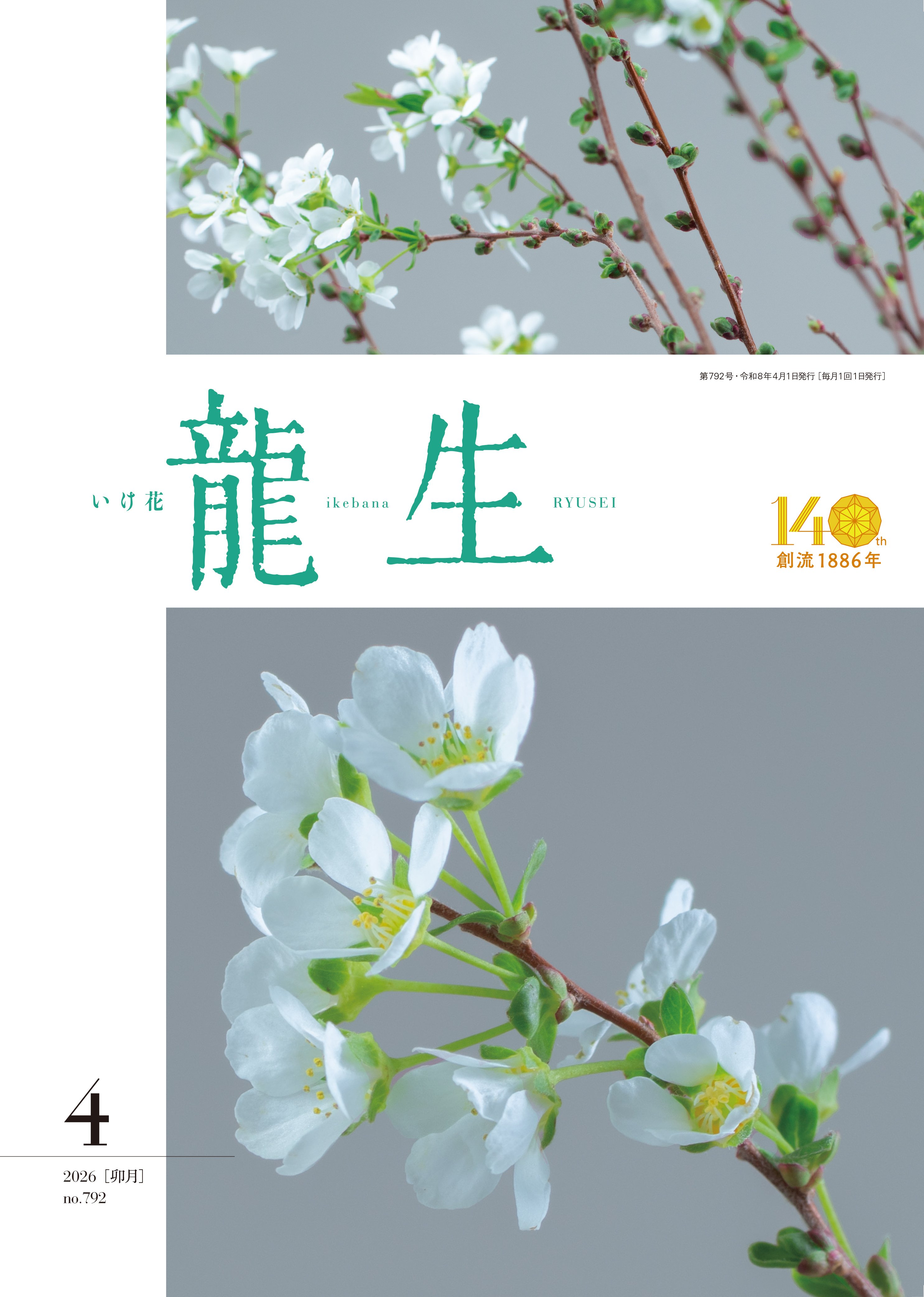 いけばな全書 小学館 全8巻 池坊2 古流2 龍生派 未生流 草月流 小原流 いけ花龍生」2026年4月号発売中！｜いけばな龍生派