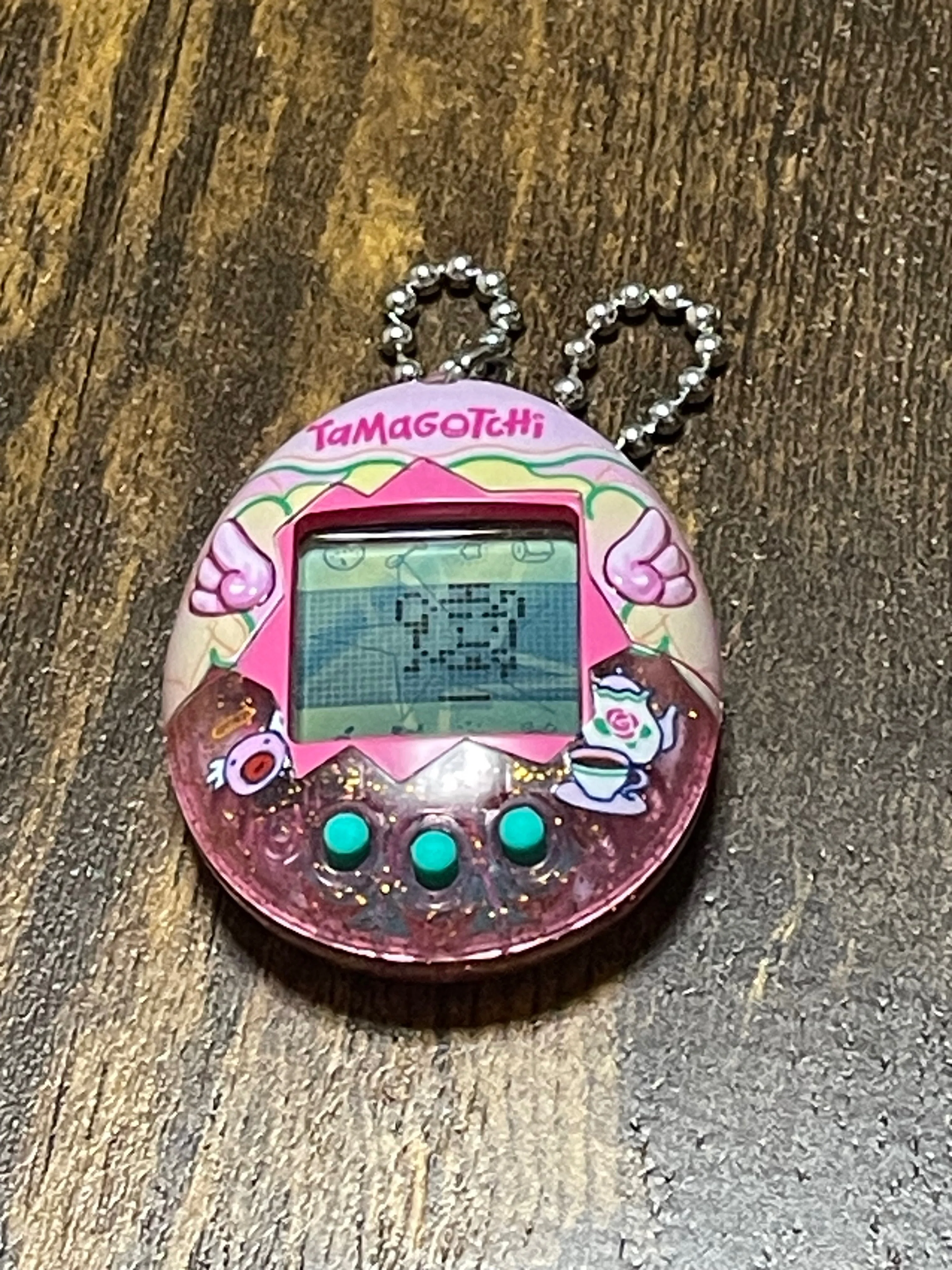 てんしっちのたまごっち　ピンク たまごっち てんしっち プレート付きボールペン ピンク 文具 日本製