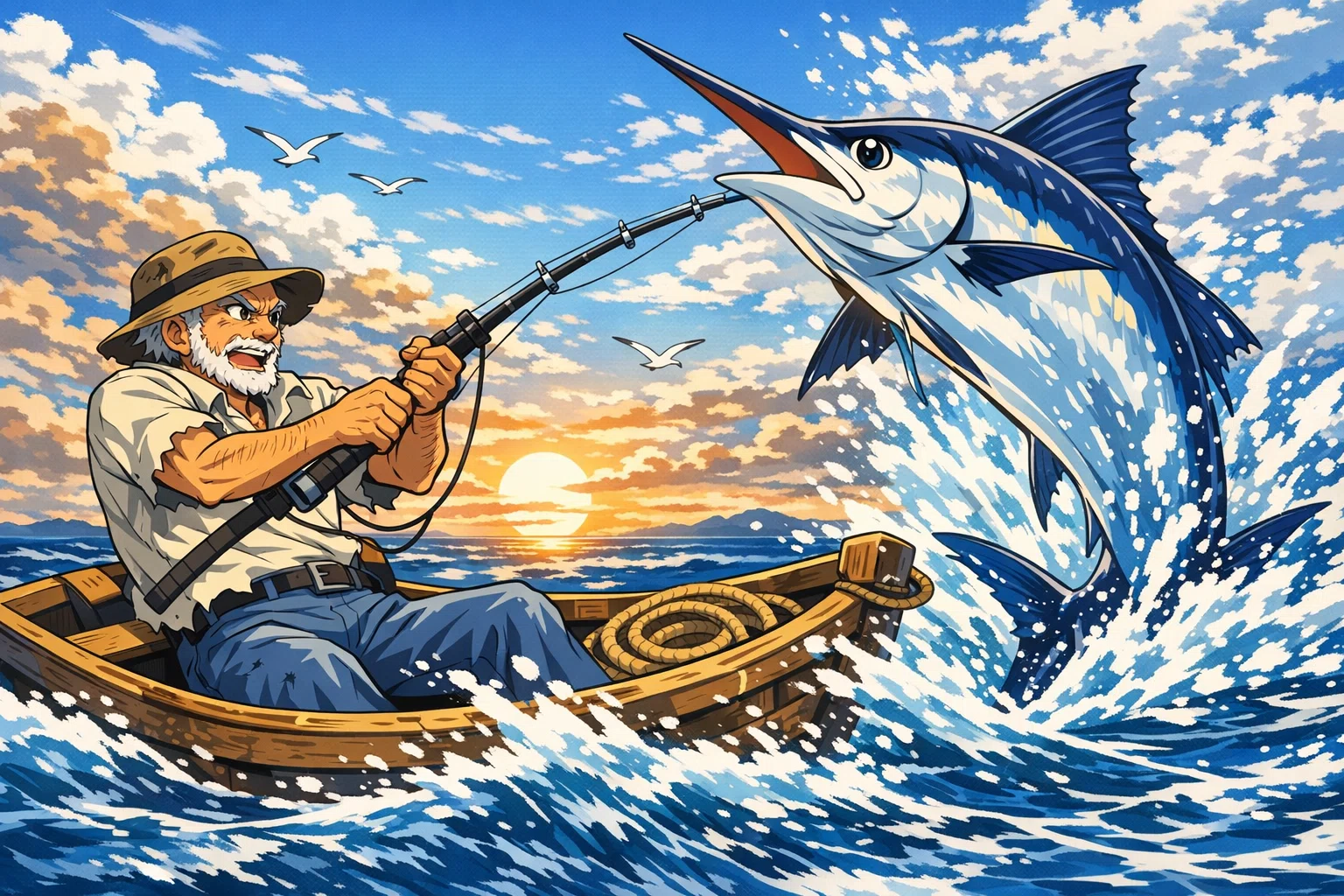ヘミングウェイ：老人と海】老人と海を読んで考えたこと――敗北しても失
