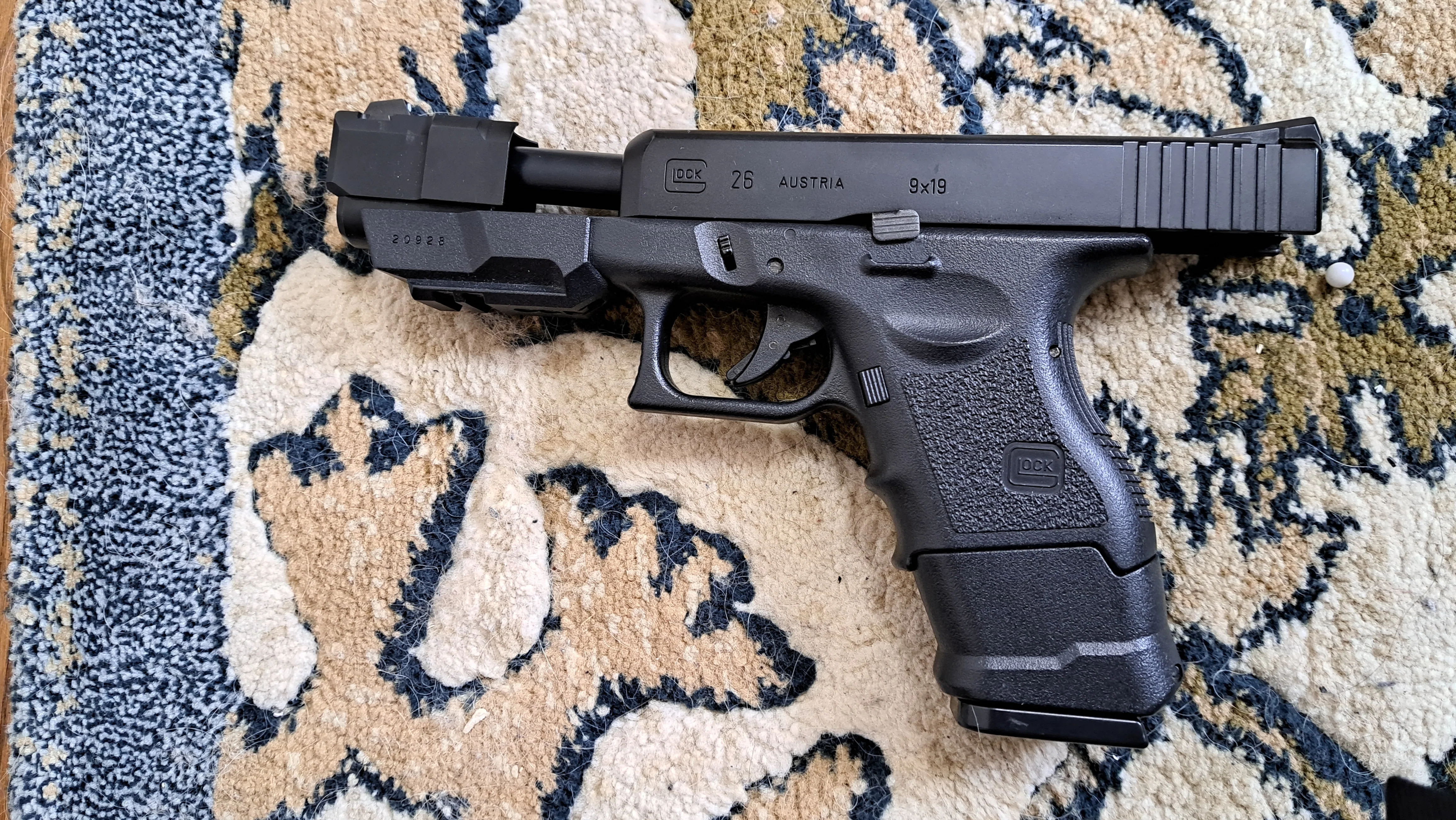 GLOCK 26 ガスブローバックエアガン 東京マルイ グロック Glock 26 Advance アドバンス ガスガン レビュー