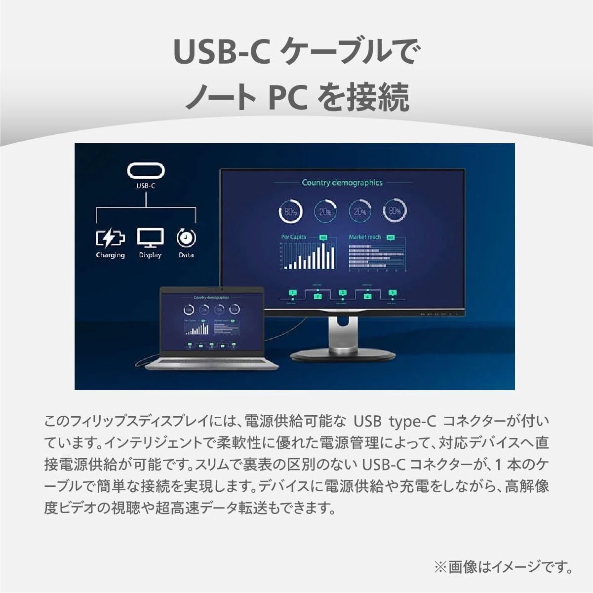 本気レビュー】PHILIPS 24E1N2300AE/11 液晶TypeCディスプレイ