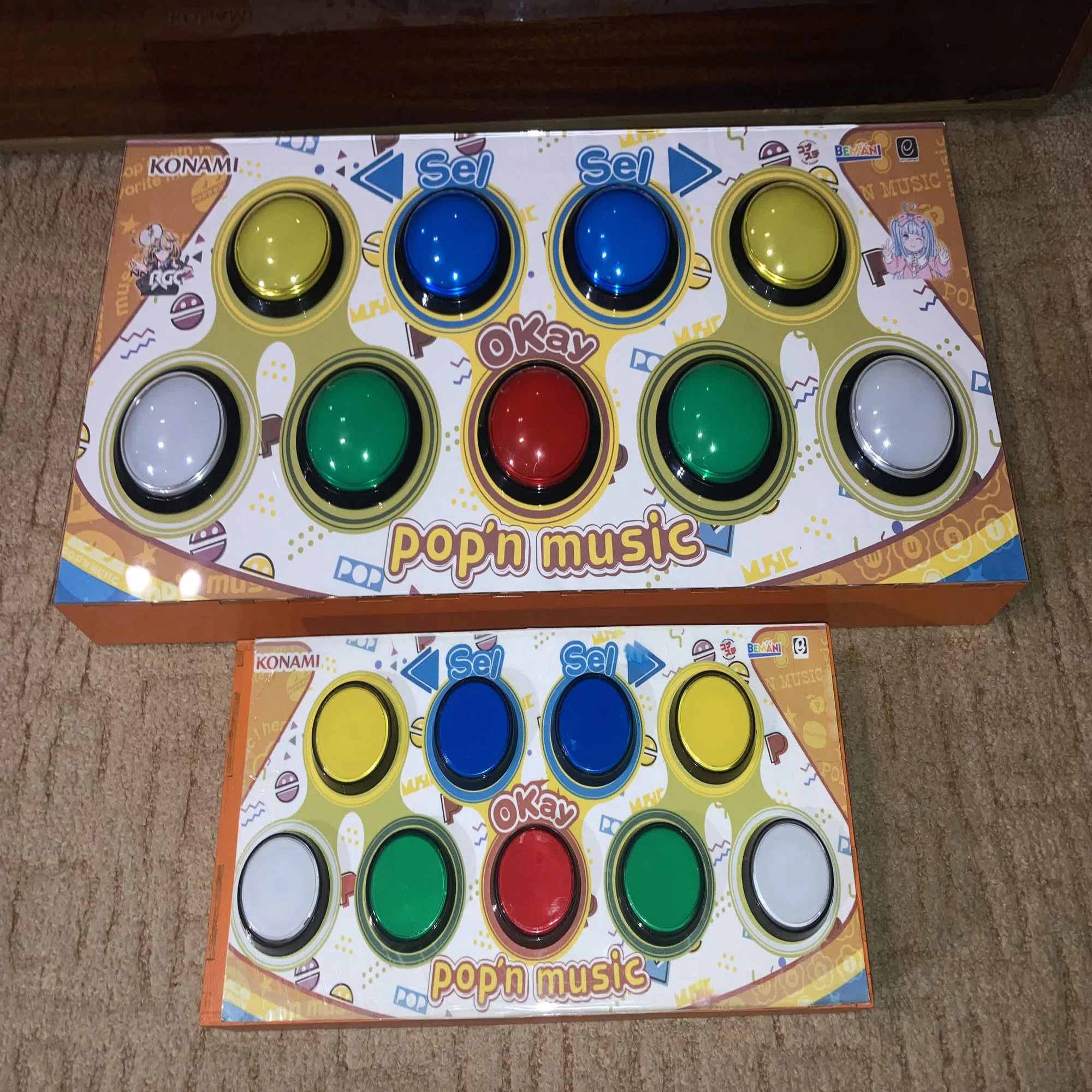 poppo様同梱 やったー！ついにpop'n musicコントローラー完成！｜Silver Sword