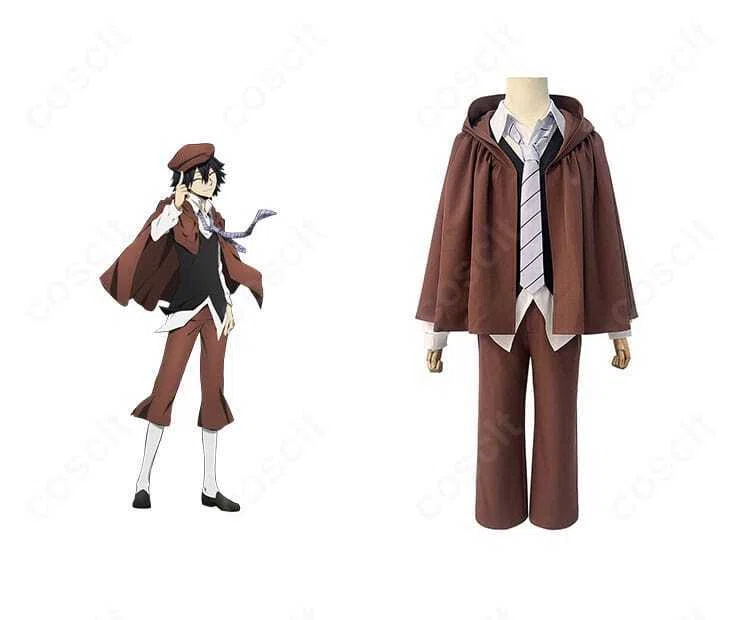 文豪ストレイドッグス 江戸川乱歩 コスプレ衣装｜帽子＆マント付きで