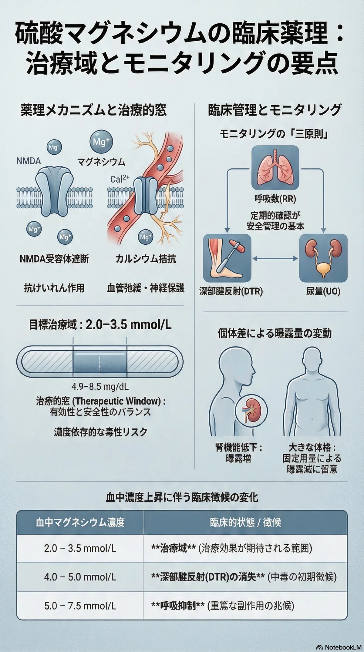麻酔管理を変える産科頻用薬 硫酸マグネシウムの臨床的落とし穴｜あね