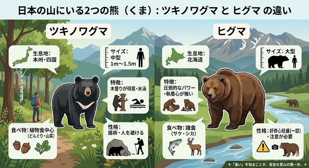 保存版】「走って逃げるのは不可能」100mを8秒で走る熊を知り、正しく