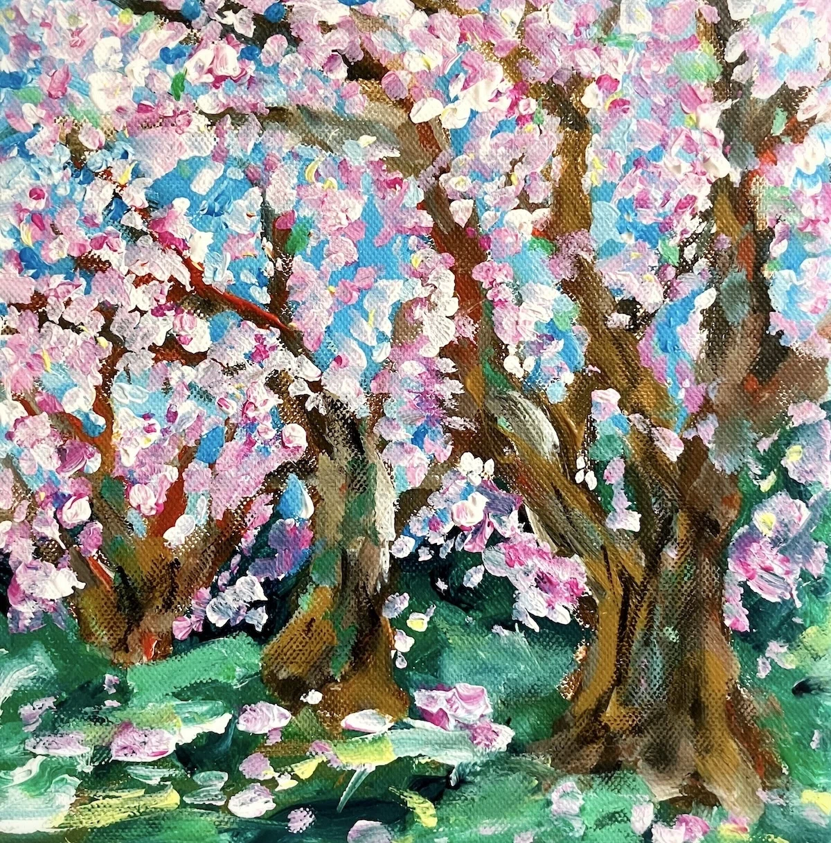 今年の春の絵｜chisato oda 織田知里