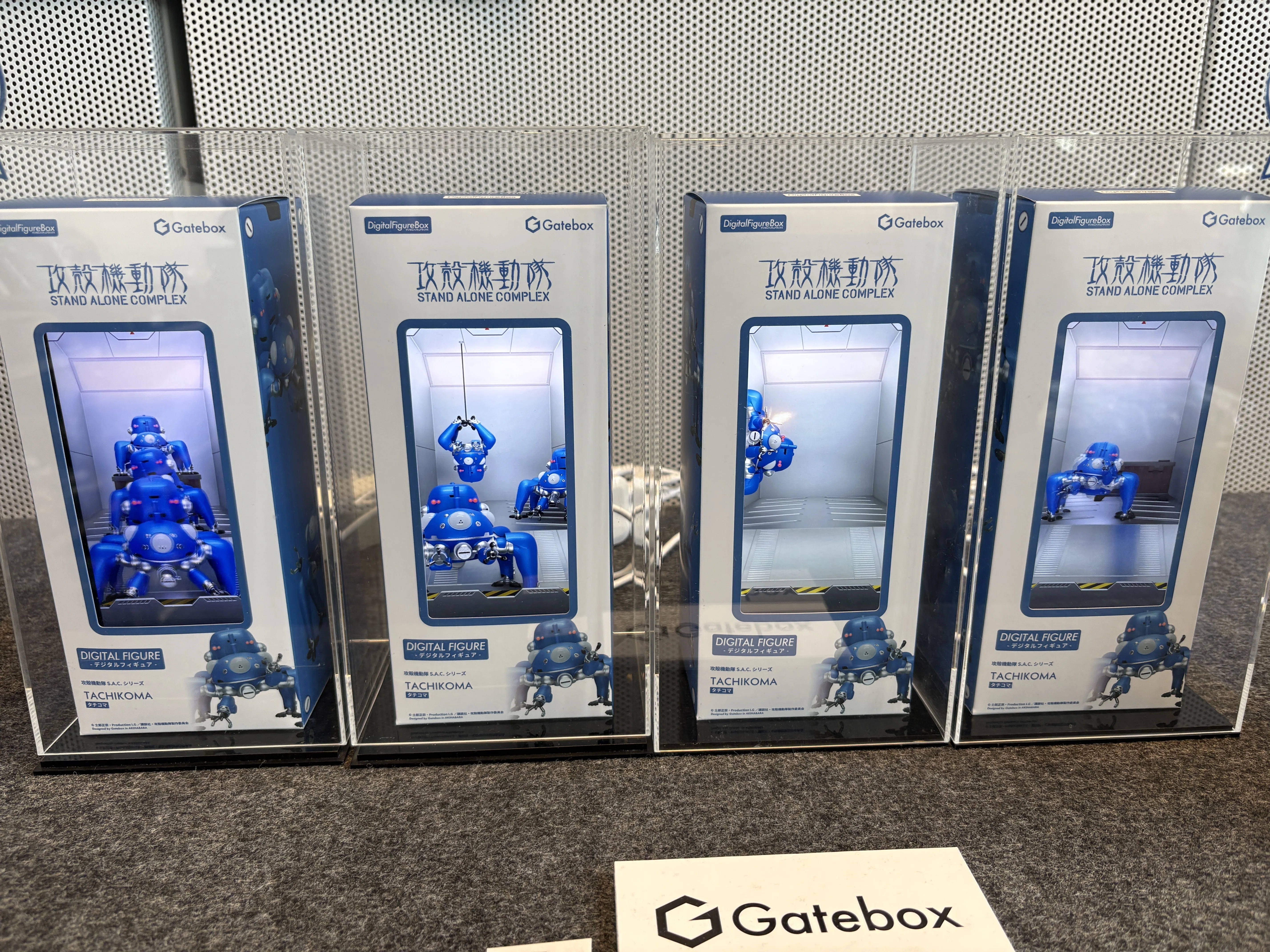 攻殻機動隊展レポート。光学迷彩・笑い男・タチコマの電脳通信をAR