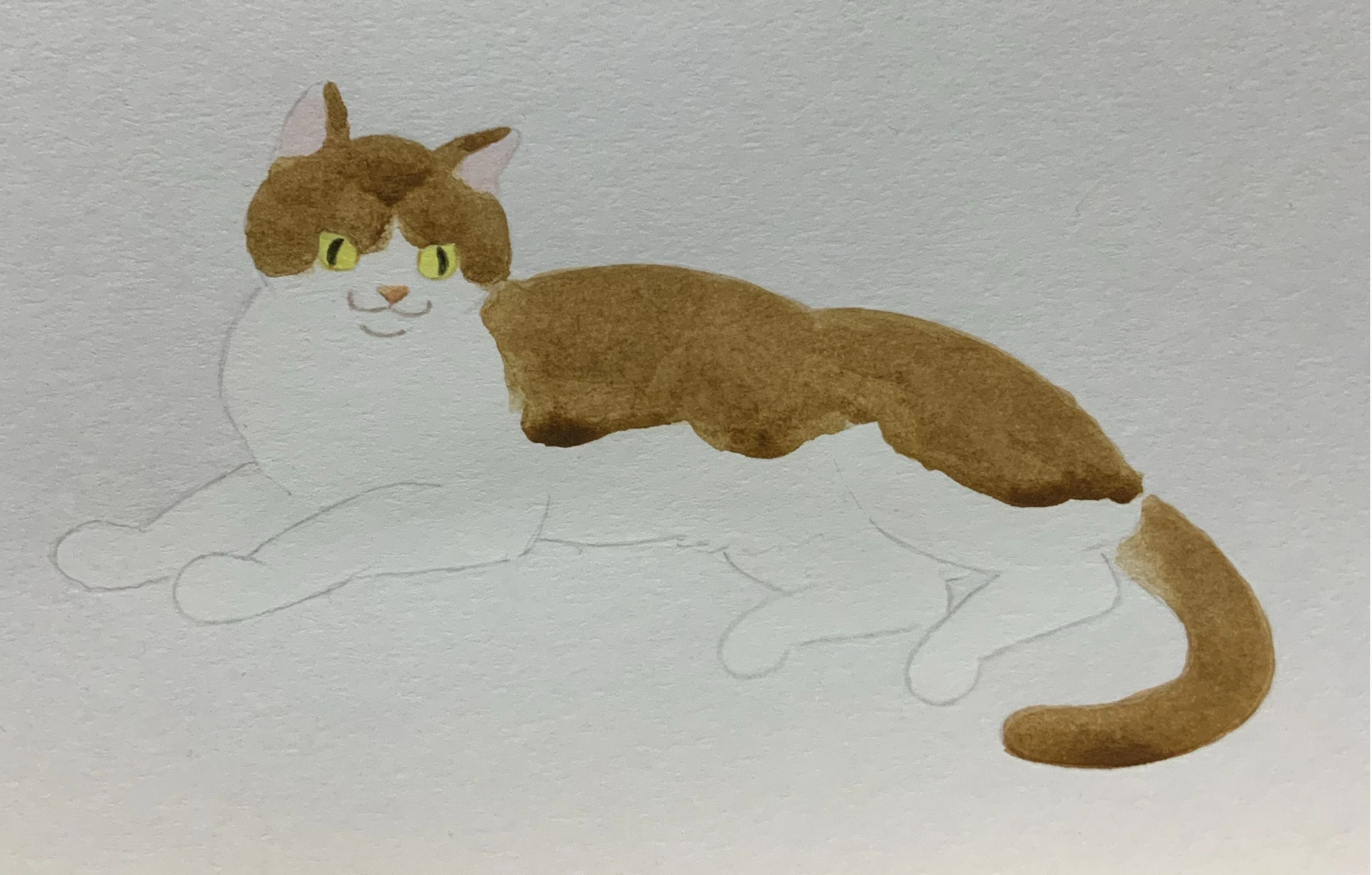 猫イラストメイキング｜yakone