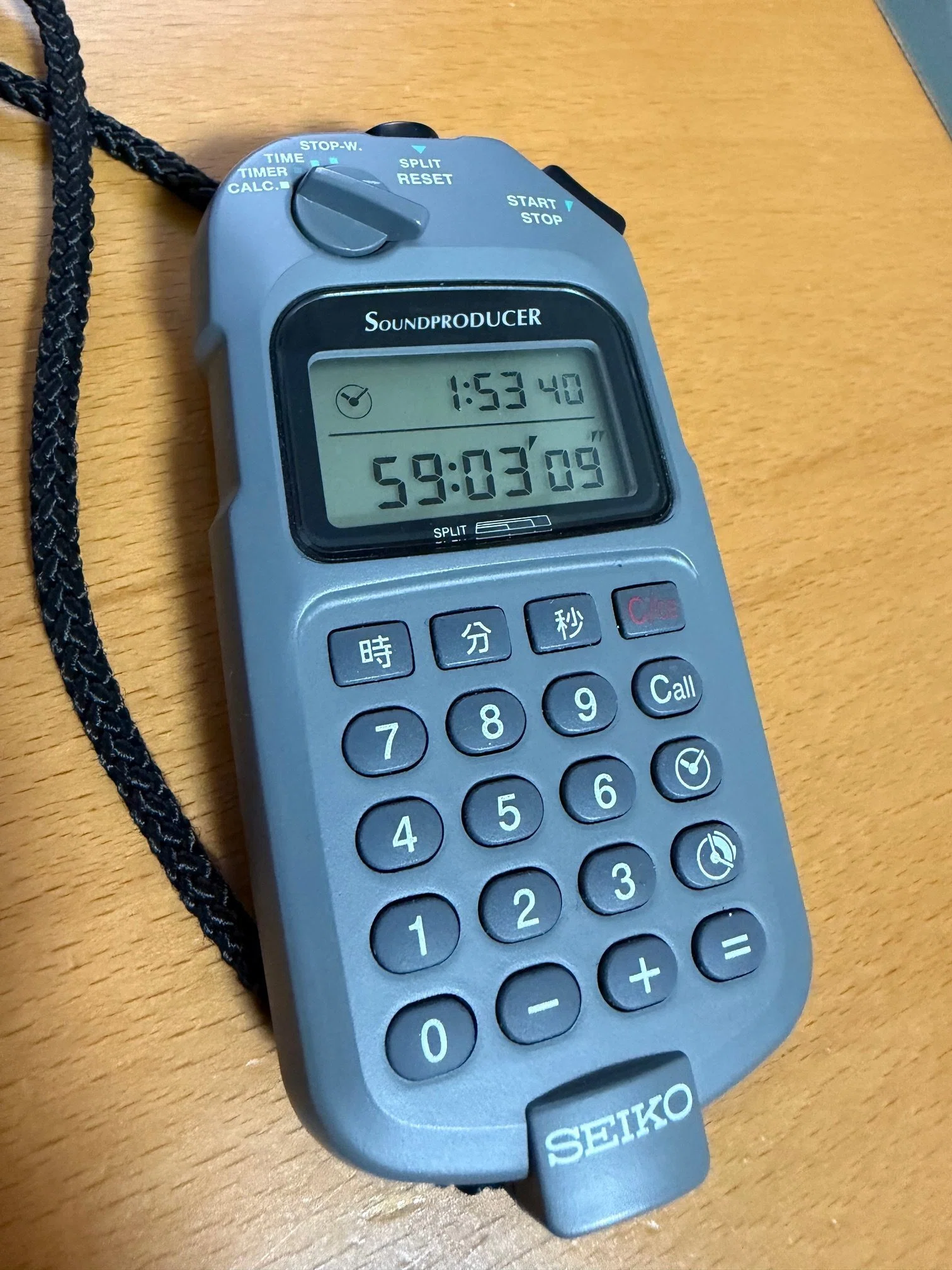 ストップウォッチ　セイコー　サウンドプロデューサー セイコーインスツル SEIKO サウンドプロデューサー SVAX001 時間管理の