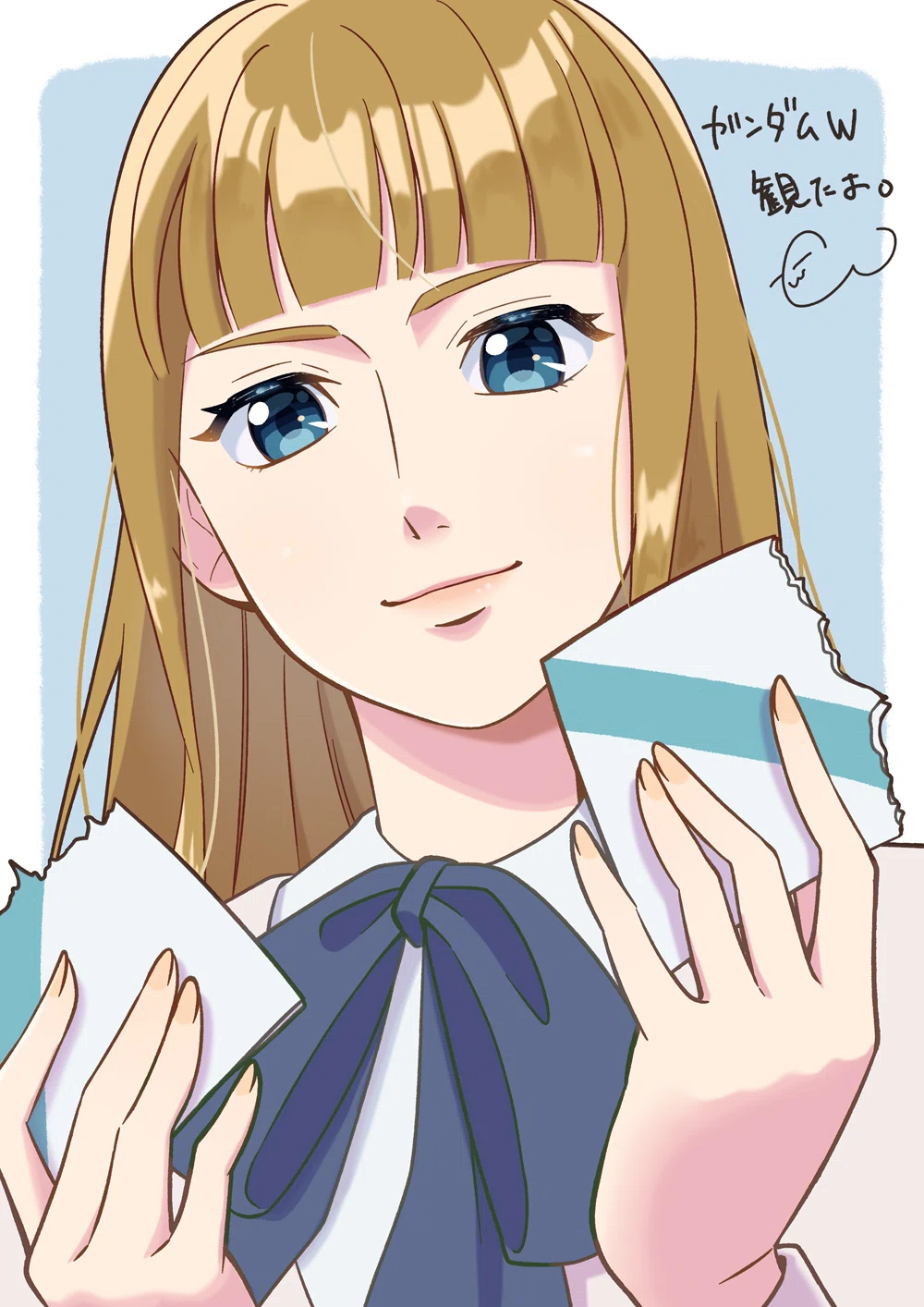 ガンダムW」リリーナ｜わたせあつみ@絵とデザインとときどき芝居