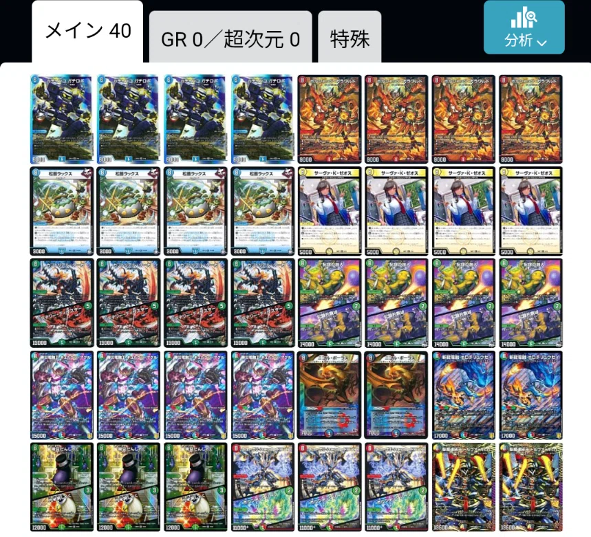 デュエマ デッキペルフェクト ドロマーナイトループ 8軸ガチロボ ドキつよ めくりに命をかけろ！8軸ガチロボデッキ | デュエル・マスターズ
