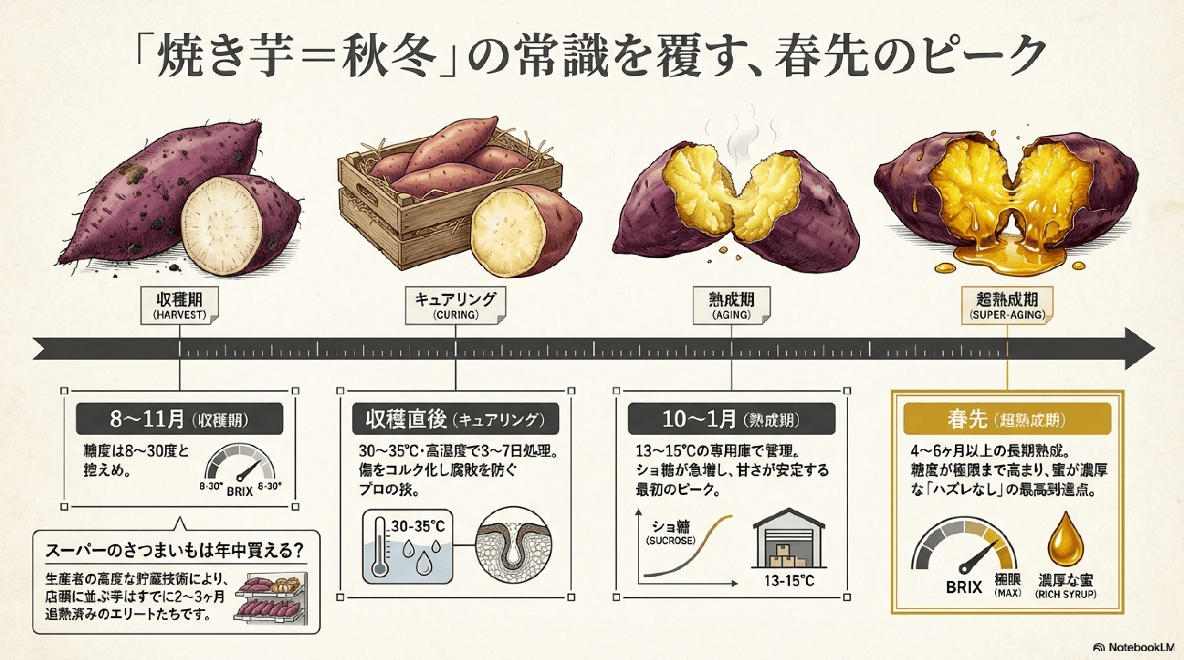 スーパーで買える焼き芋5品種を徹底攻略！追熟・保存・焼き方で蜜が劇