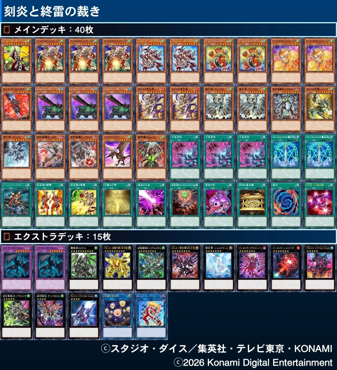 1年更新】作ったデッキまとめVer.2026【遊戯王】｜ジョーキー