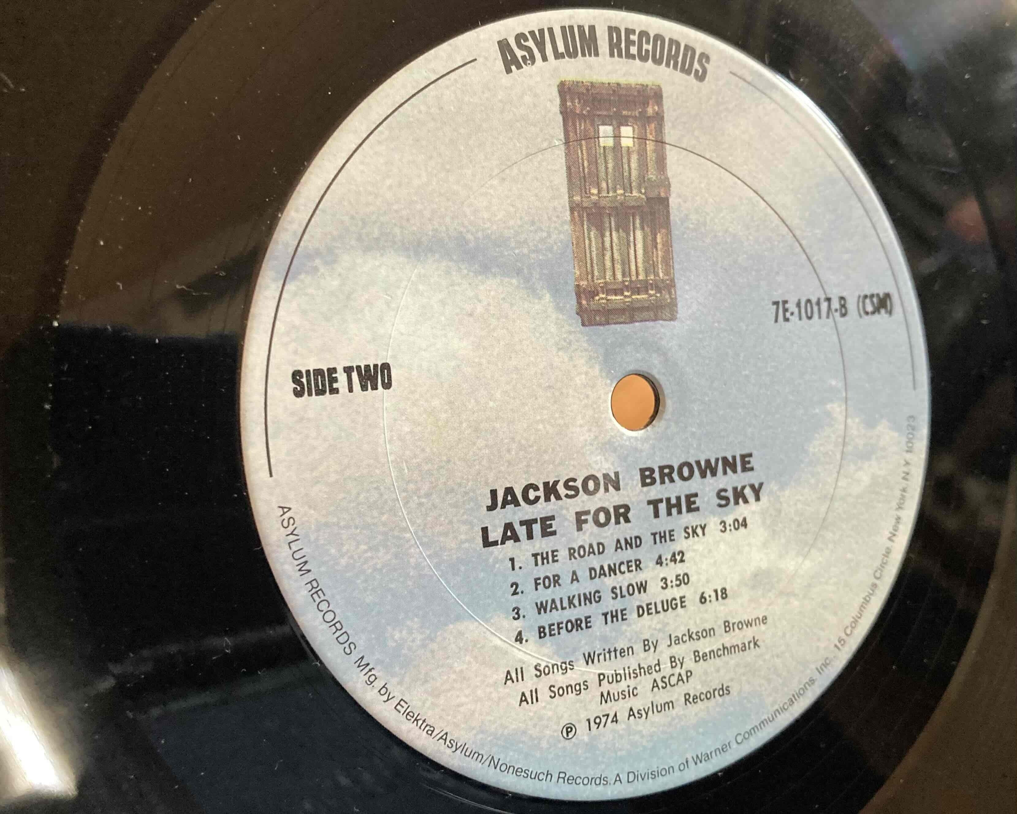 Jackson Browne [ Late For The Sky ] Asylum 7E-1017｜naruru's Record