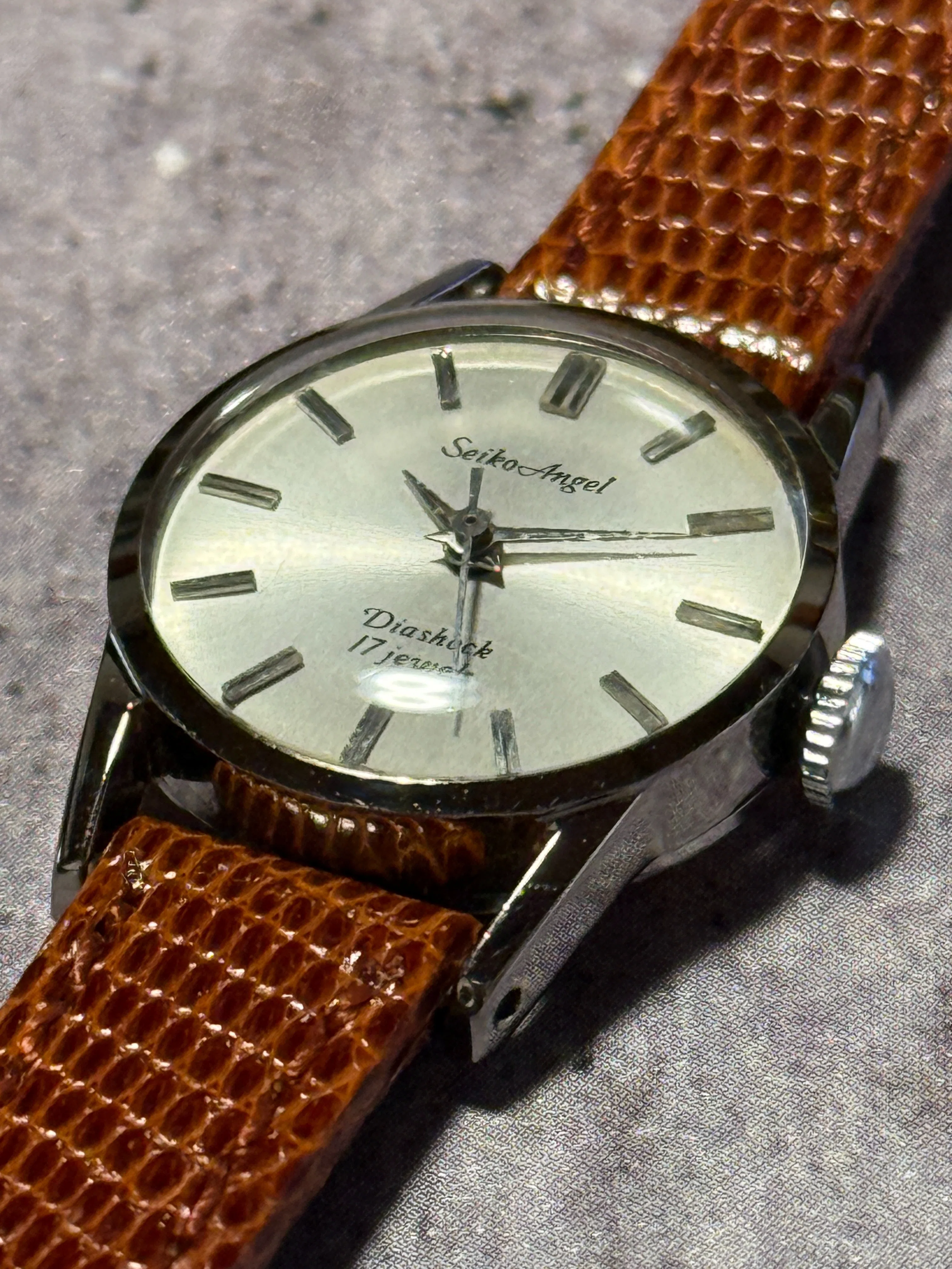 A22□アンティーク セイコー Seiko Angel 17石 婦人レディース女性手 