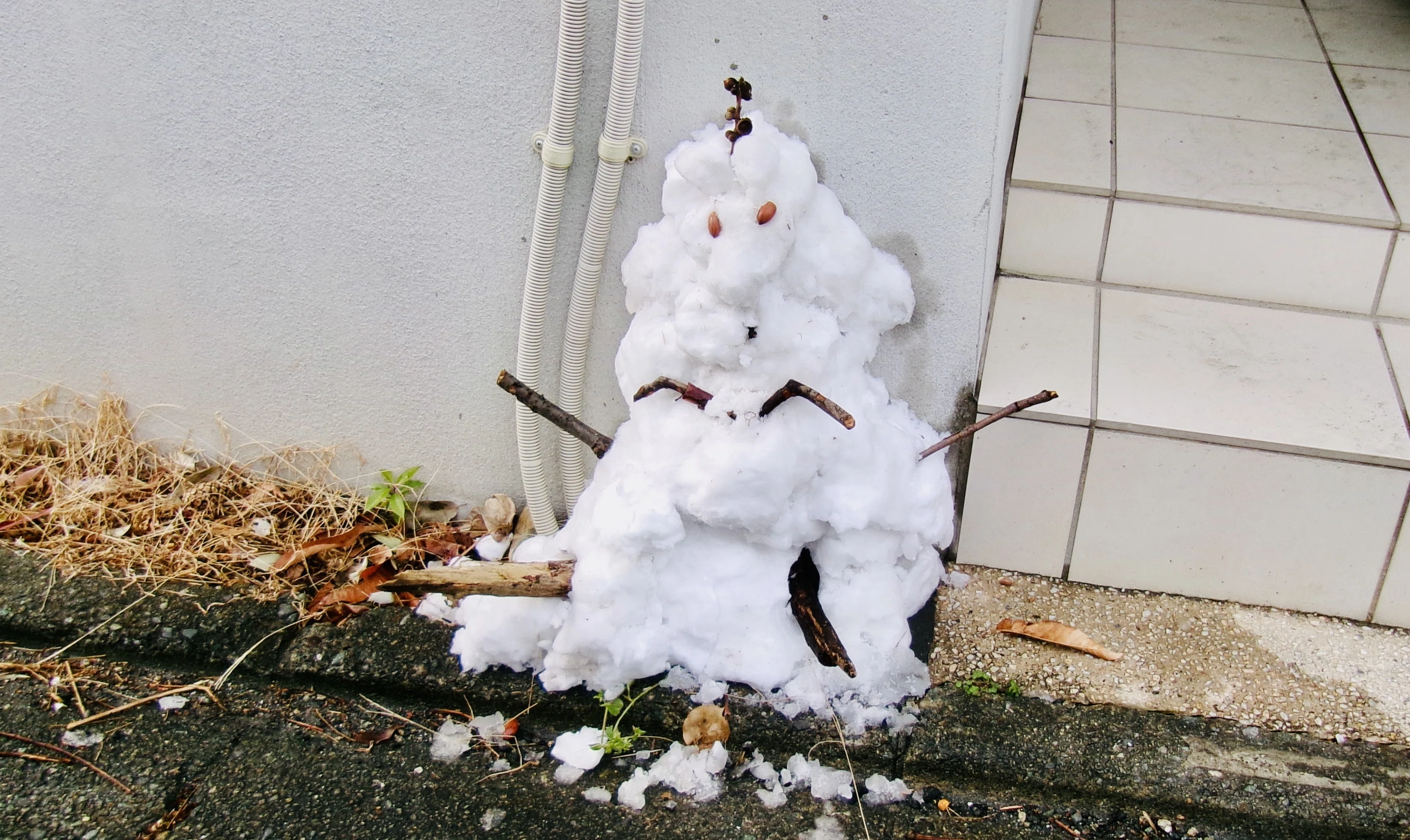 小さい雪だるまコレクション。｜おちまこと