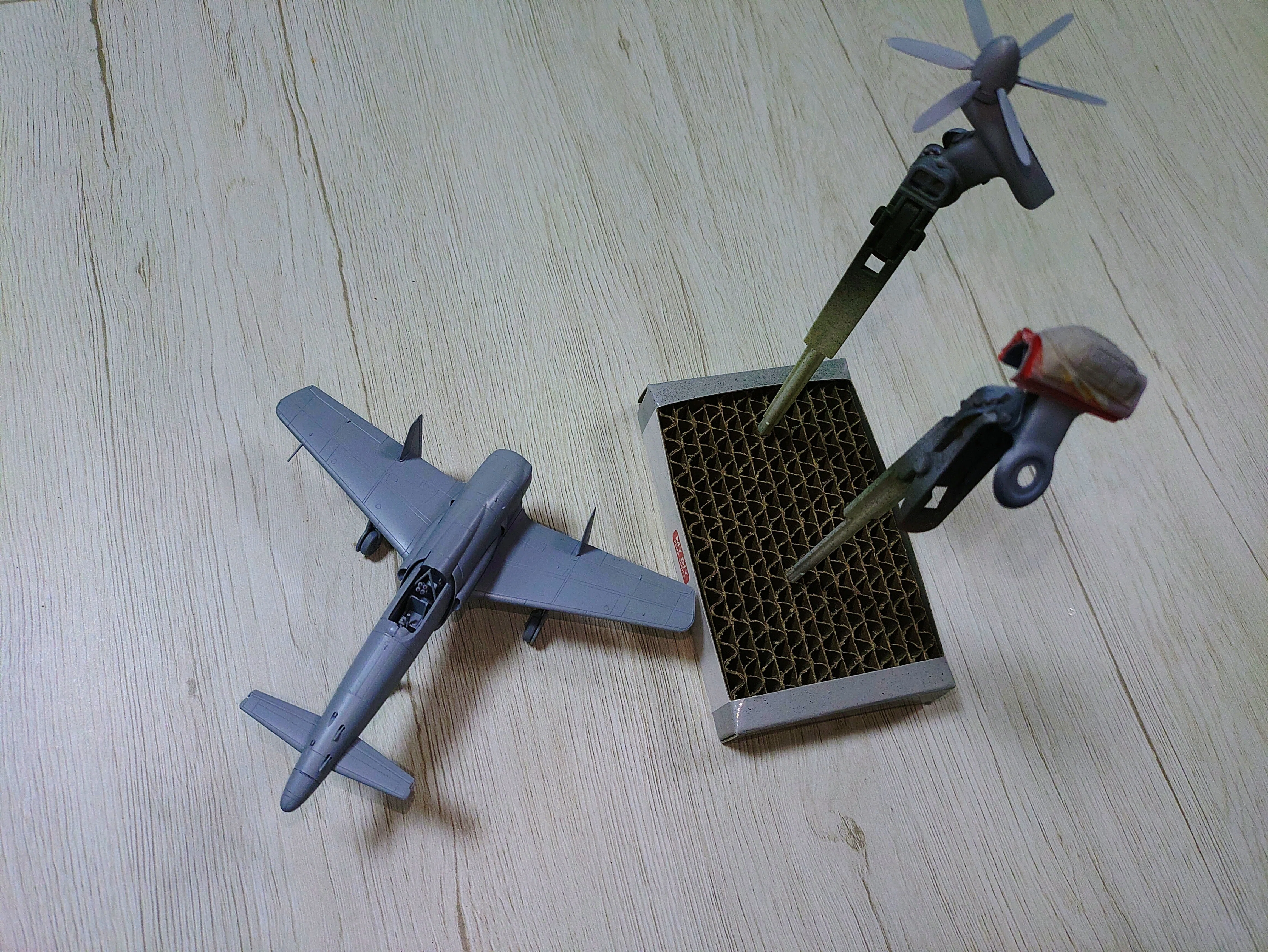 模型日記】ハセガワ1/72[九州J7W1.18試-局地戦闘機-震電]を気楽に