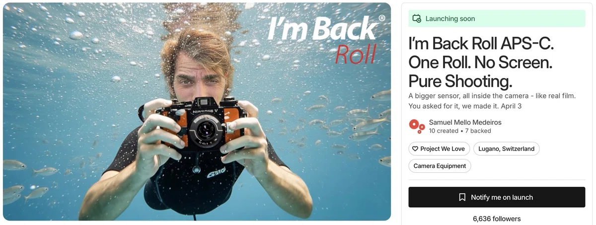 近日公開予定のI'm Back Roll