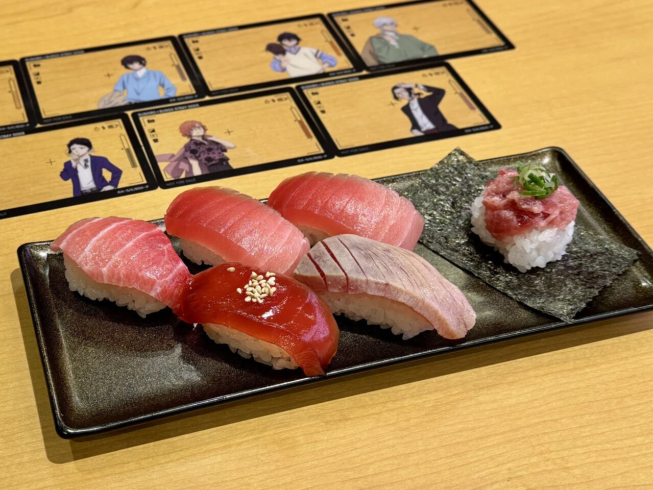 文スト×スシロー コラボ限定 中島敦のぼり 1種