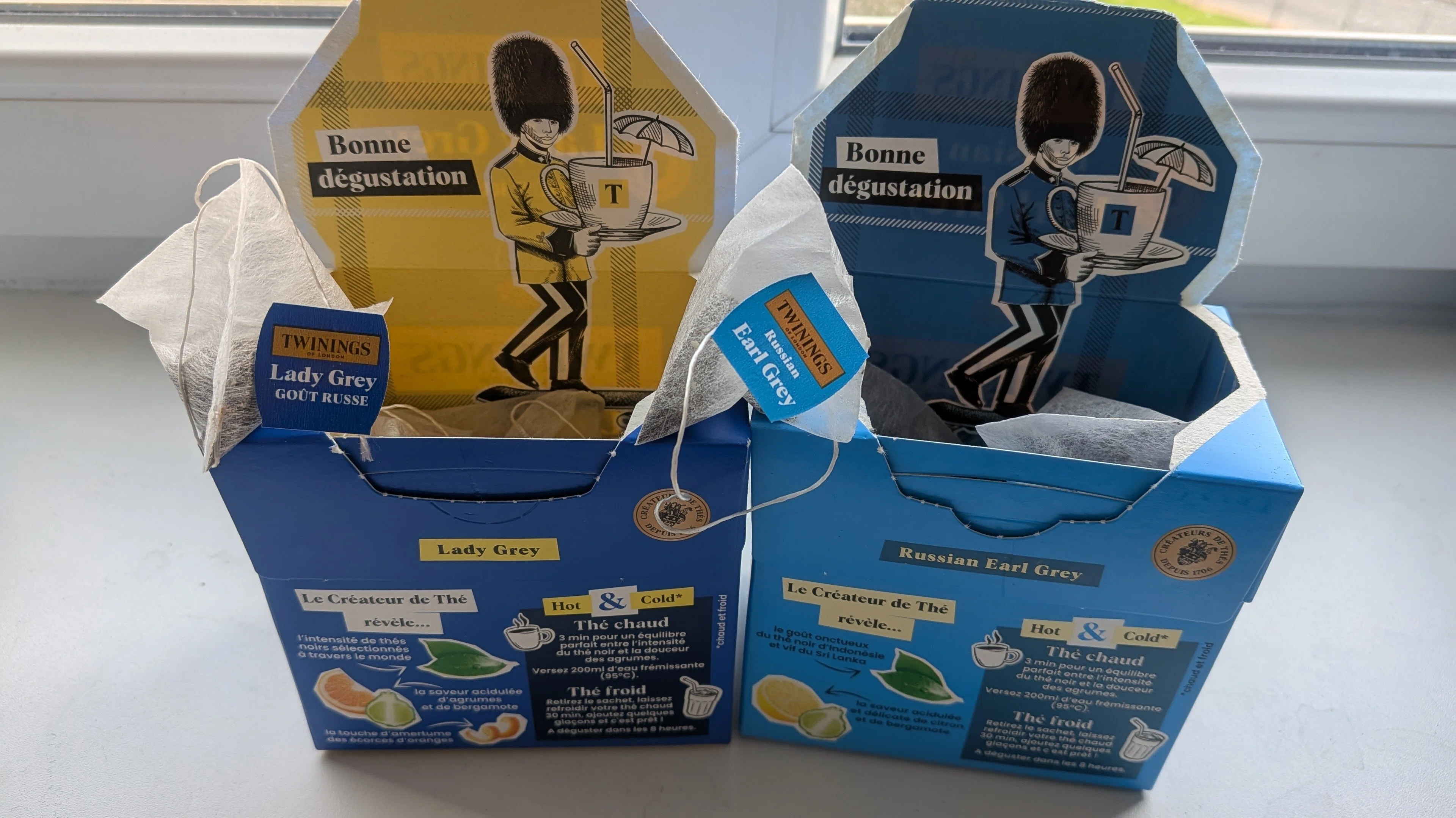 飲料・酒 Twinings ロシアンアールグレイとレディグレイ セット 計4箱