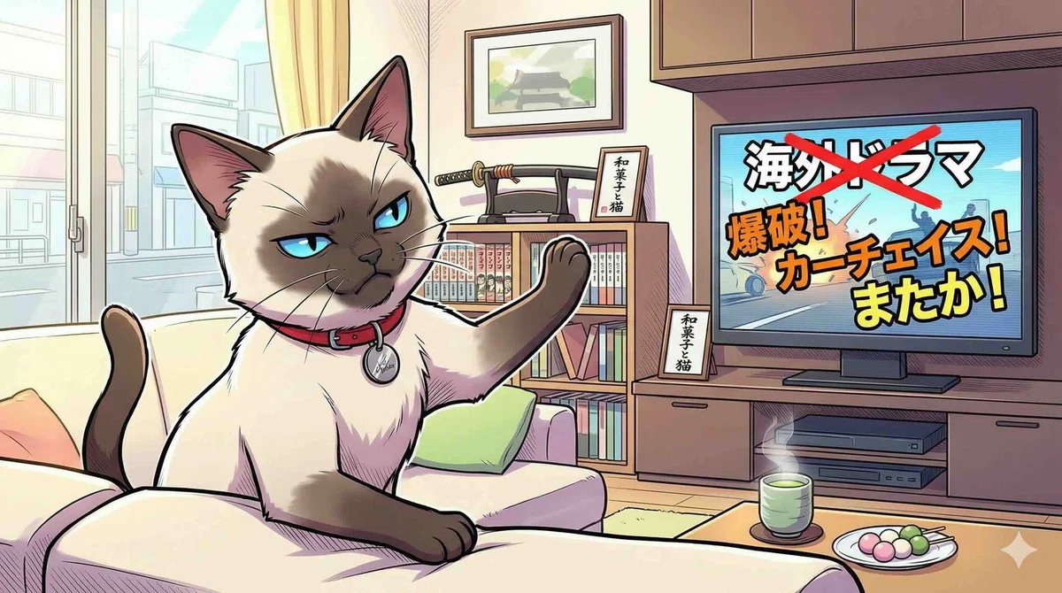 海外ドラマをおすすめしないシャムネコ