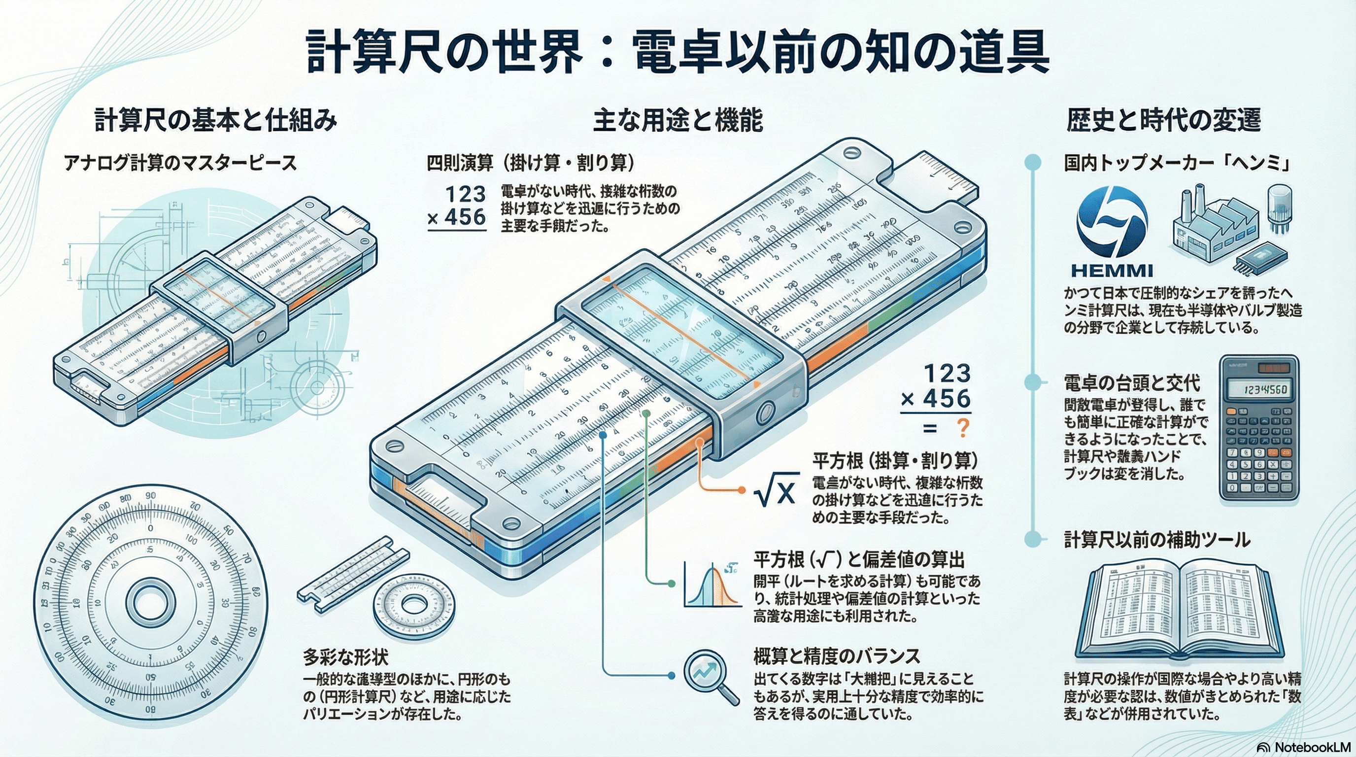 計算尺 - 何をどうすれば計算できるの？｜kzn