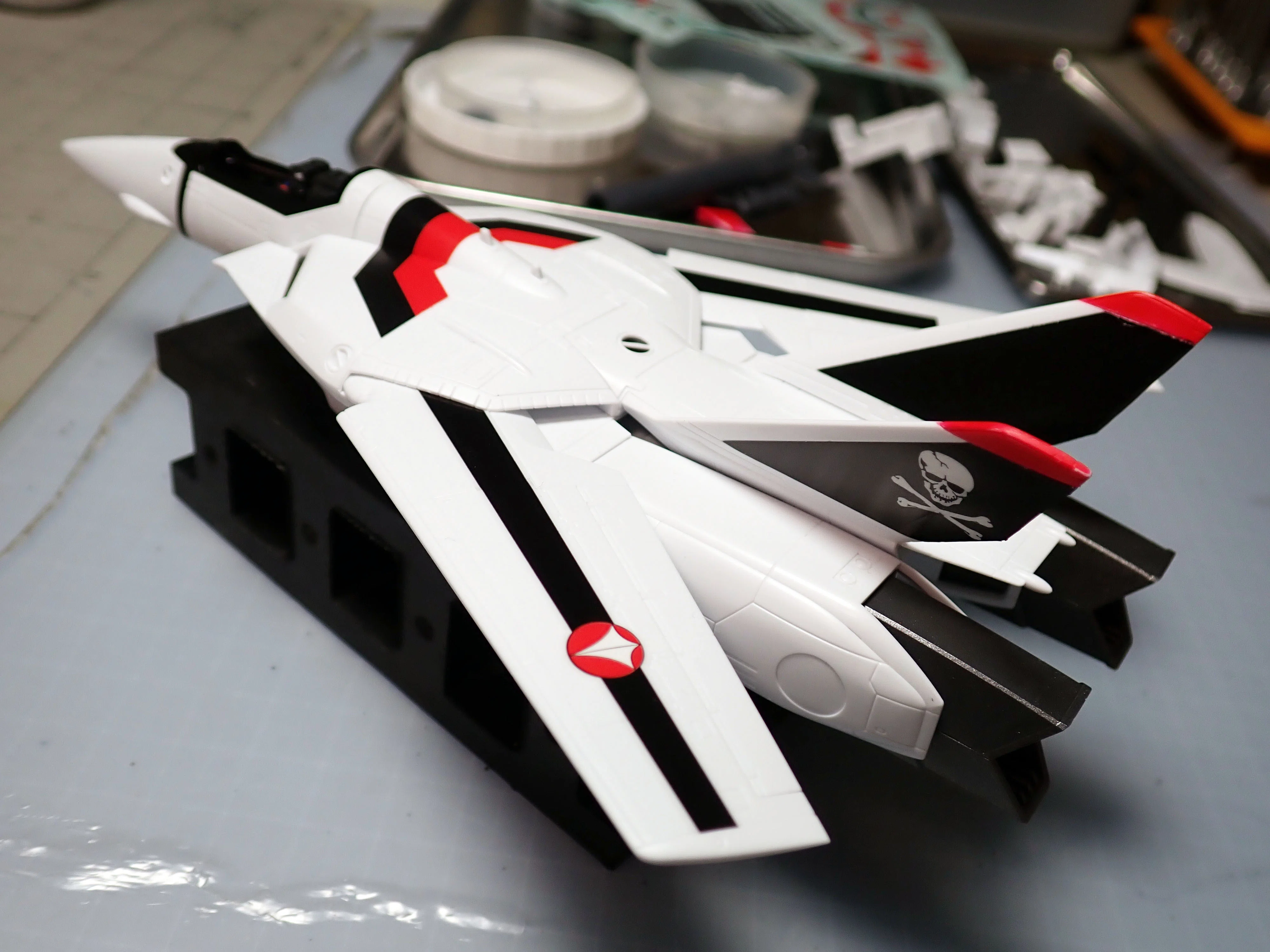 成型色仕上げの魅力：1/72 マクロス VF-1 ファイターバルキリー（後編