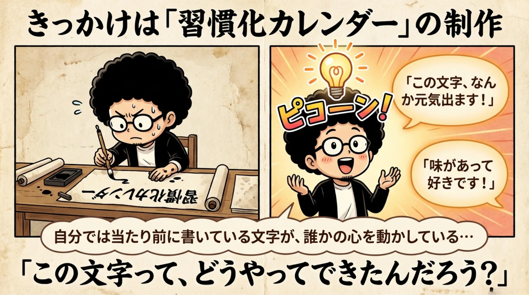 文字は「技術」じゃない。「人生の積み重ね」だ。｜キャリー・A