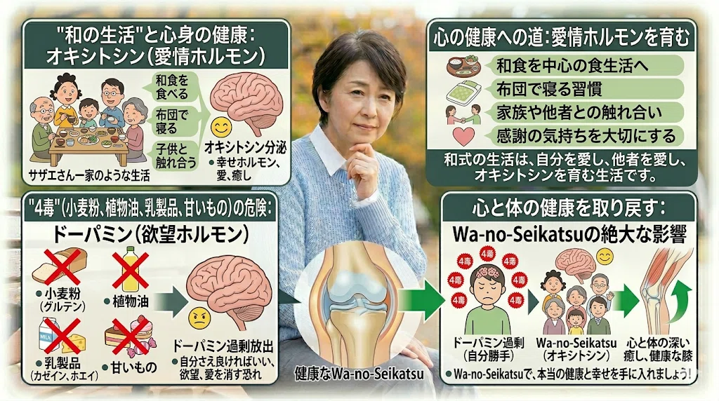 【吉野敏明先生が警鐘】あなたの膝の痛み、実は「4毒」が原因だった?3000万人が悩む変形性膝関節症を乗り越える食生活と生活習慣|4毒抜きのnote