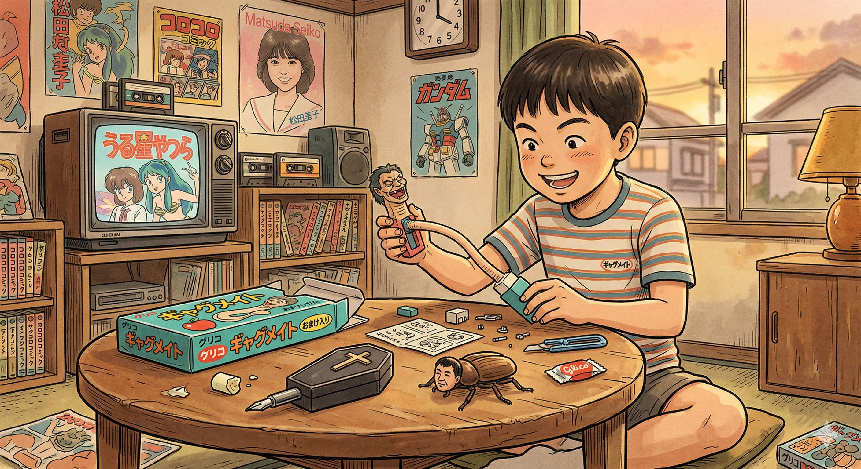 昭和50年生世代に刺さるおもちゃ解説「ギャグメイト」｜明読斎