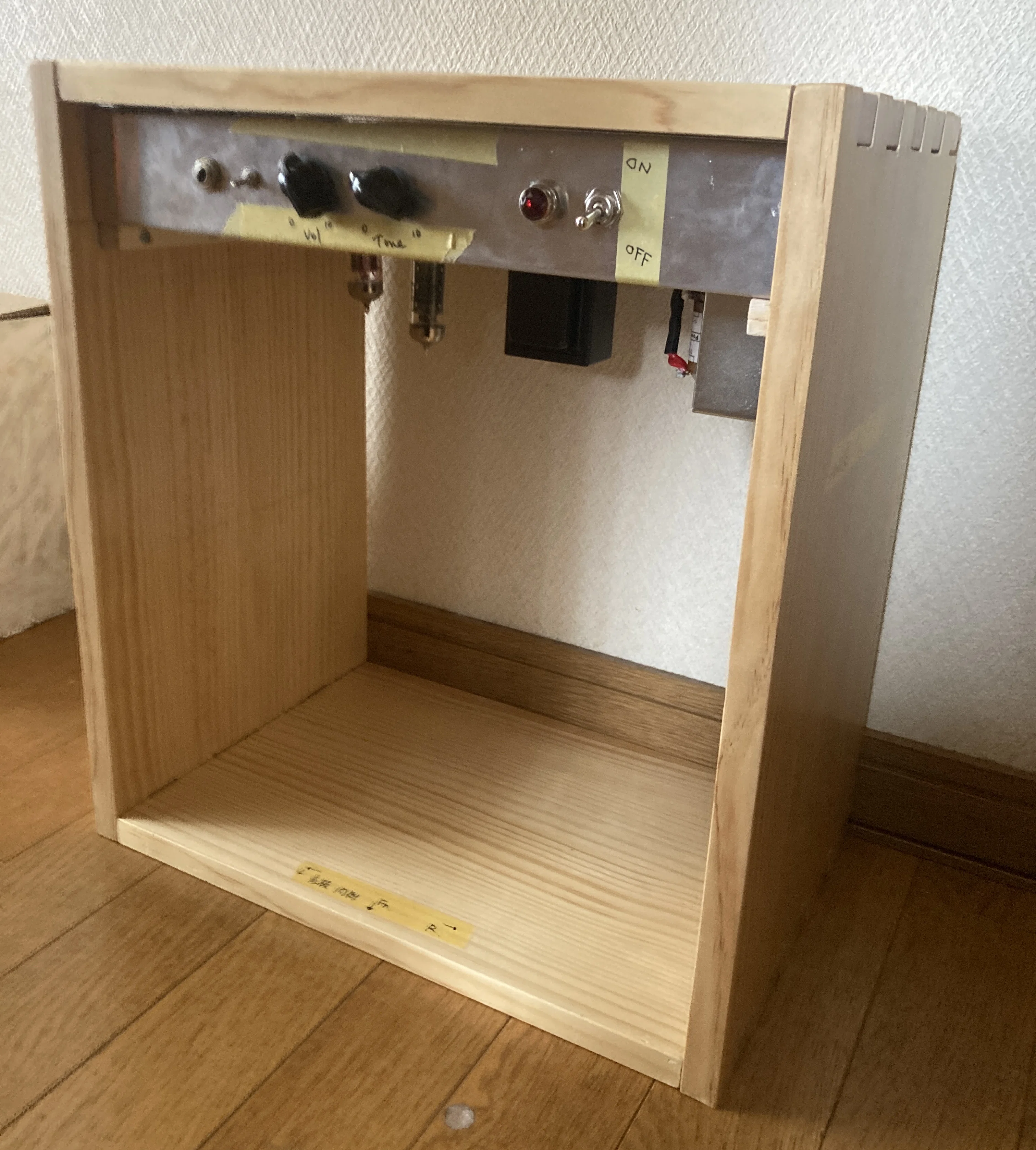 真空管ギターアンプを作ろう～⑫キャビネット製作その3編｜Ryou