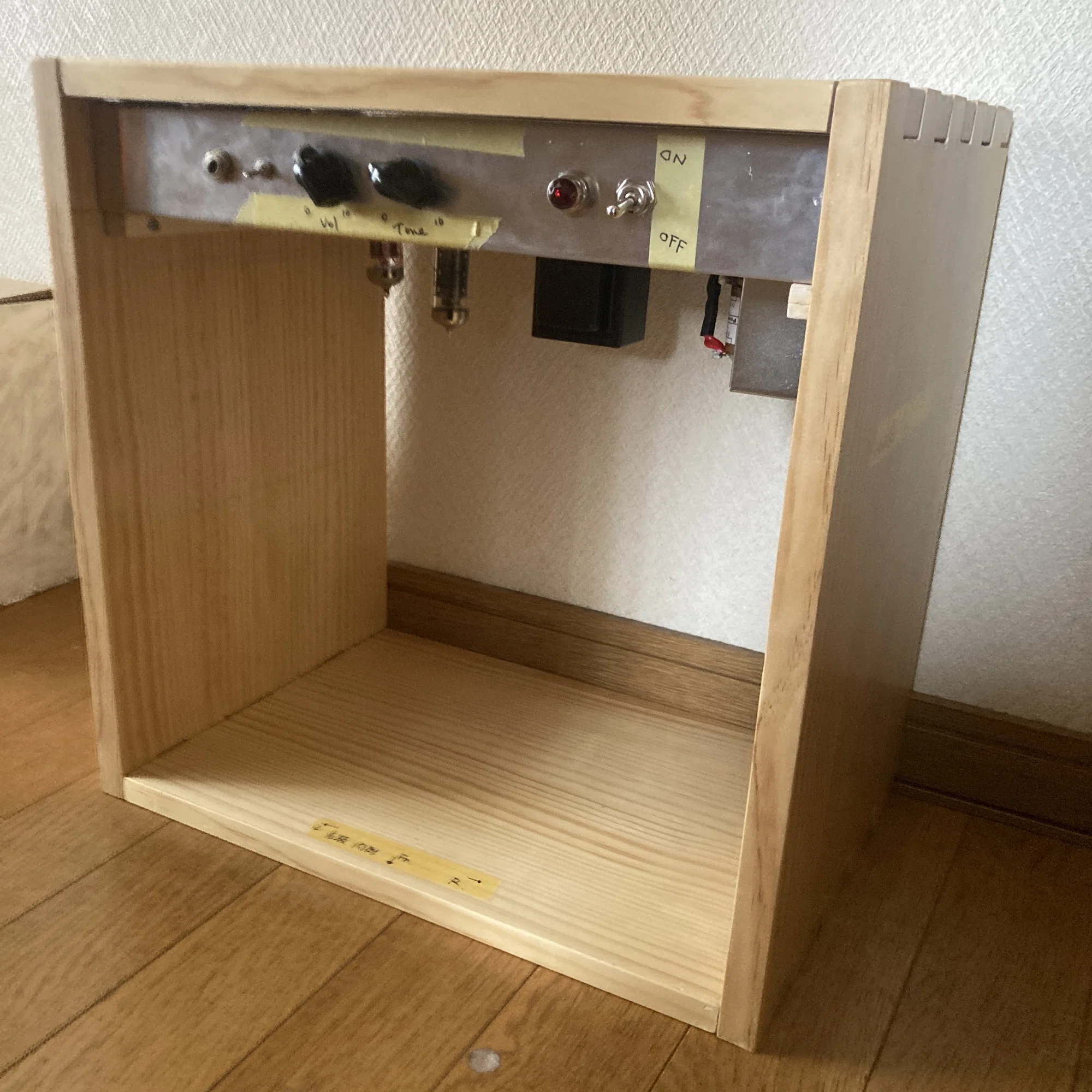 真空管ギターアンプを作ろう～⑫キャビネット製作その3編｜Ryou