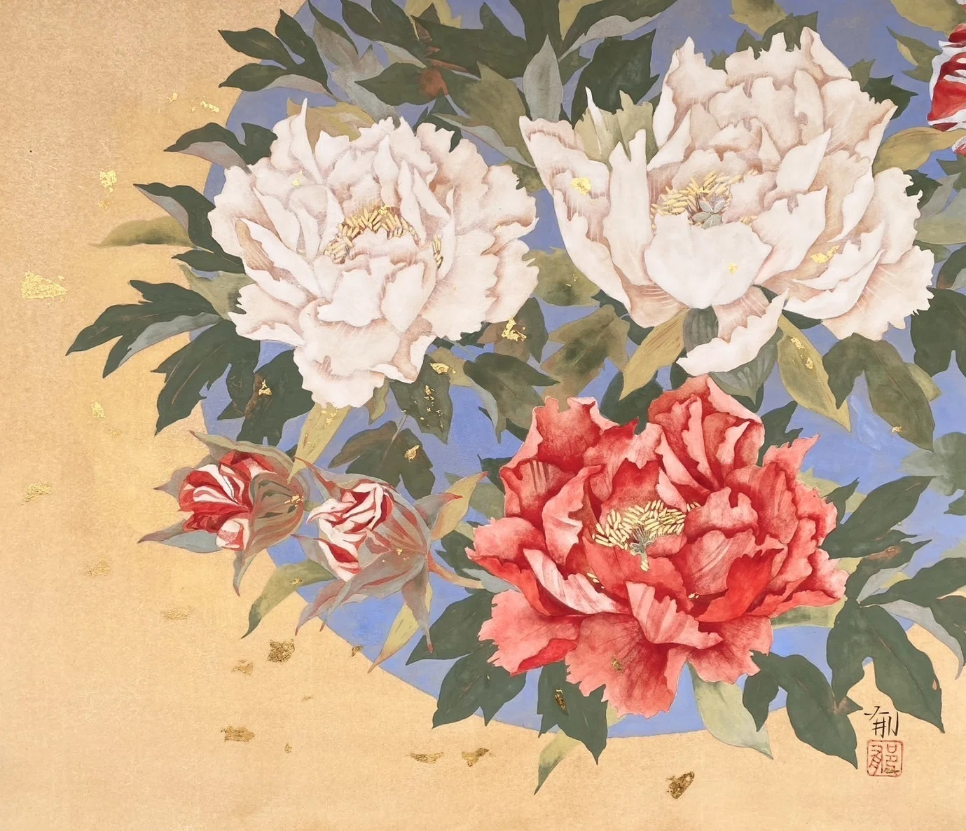 花びらに宿る人生──藤原郁子が描く「これから花開く時」｜ギャラリーワオ