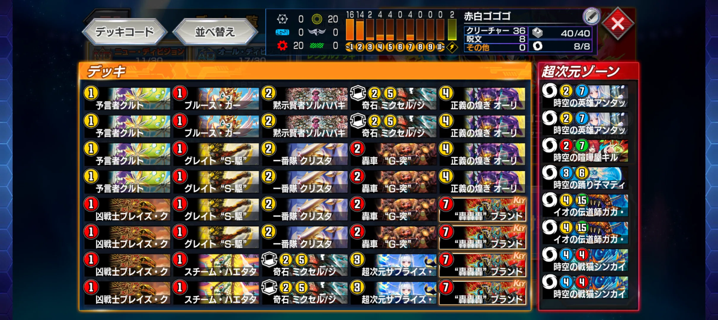 デュエプレ】ND瞬間1位&R1700達成！ 赤白轟轟轟 デッキ紹介｜へも