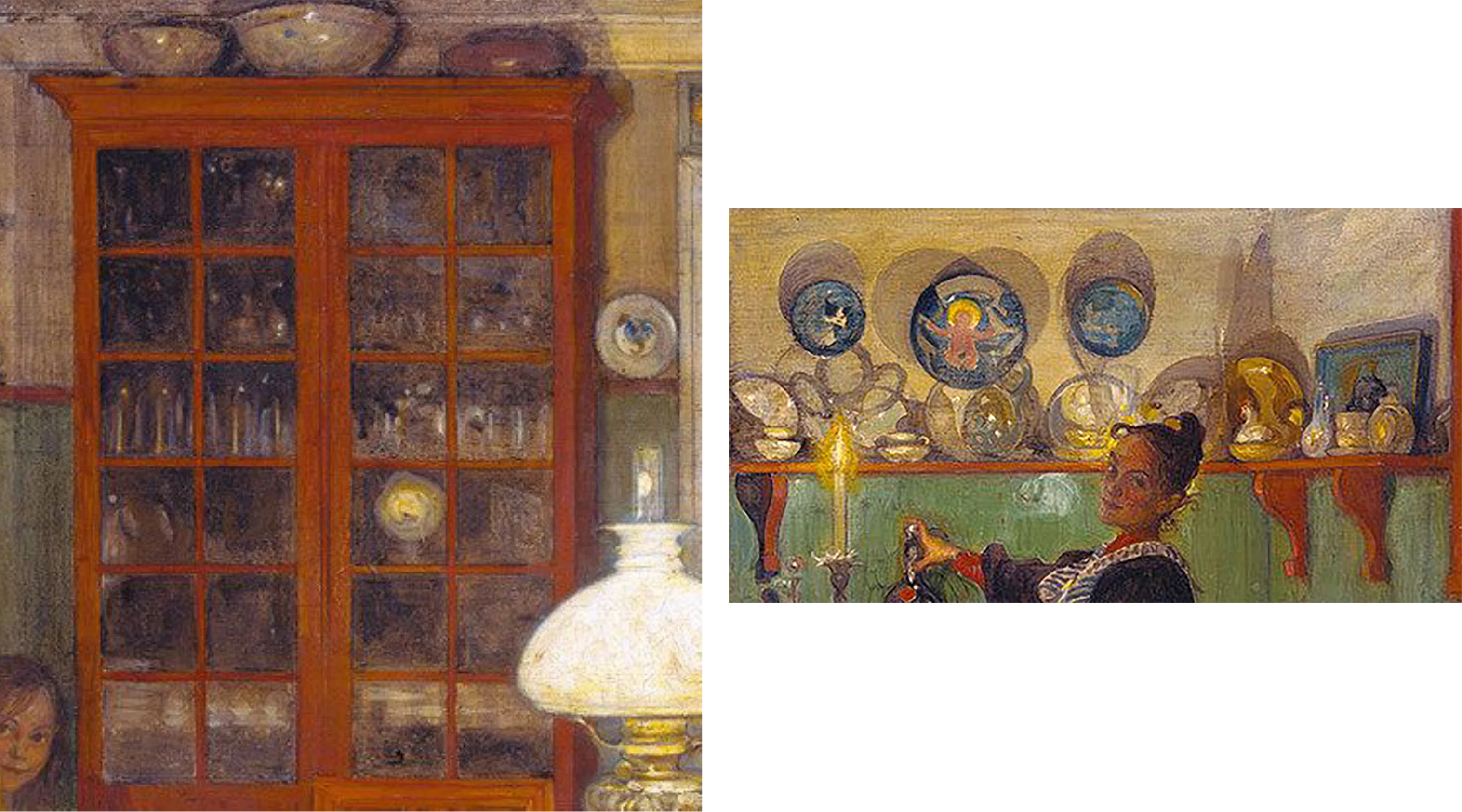 スウェーデン絵画」展出品作⑧ カール・ラーション《カードゲームの