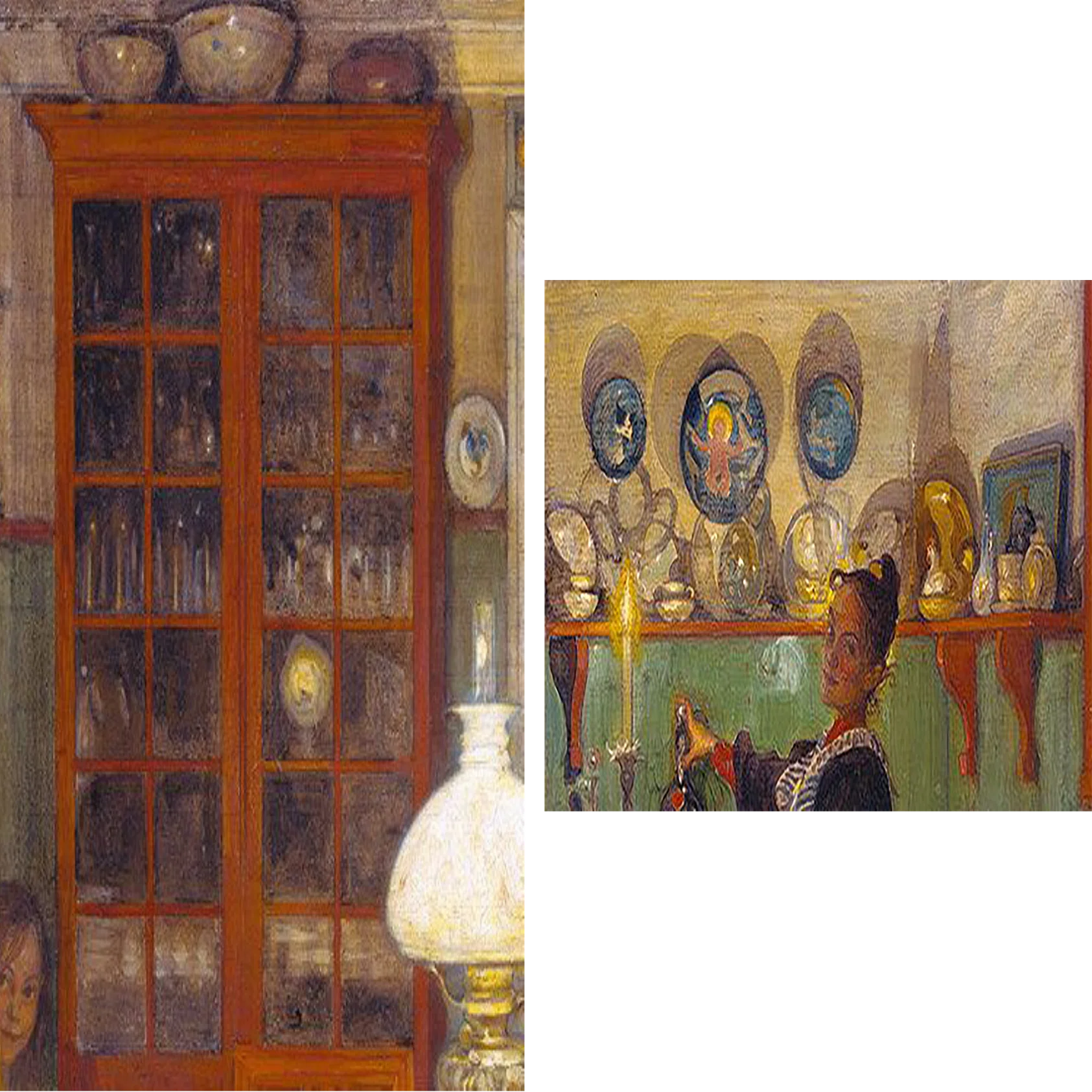 スウェーデン絵画」展出品作⑧ カール・ラーション《カードゲームの