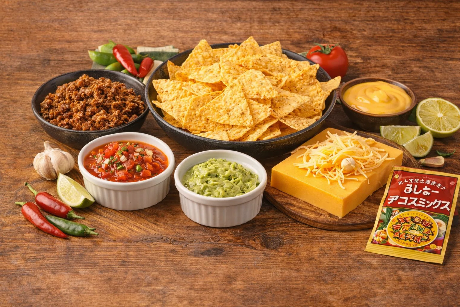 🌮 タコスミックスで作る本格ナチョス｜コモやんオリジナルで簡単