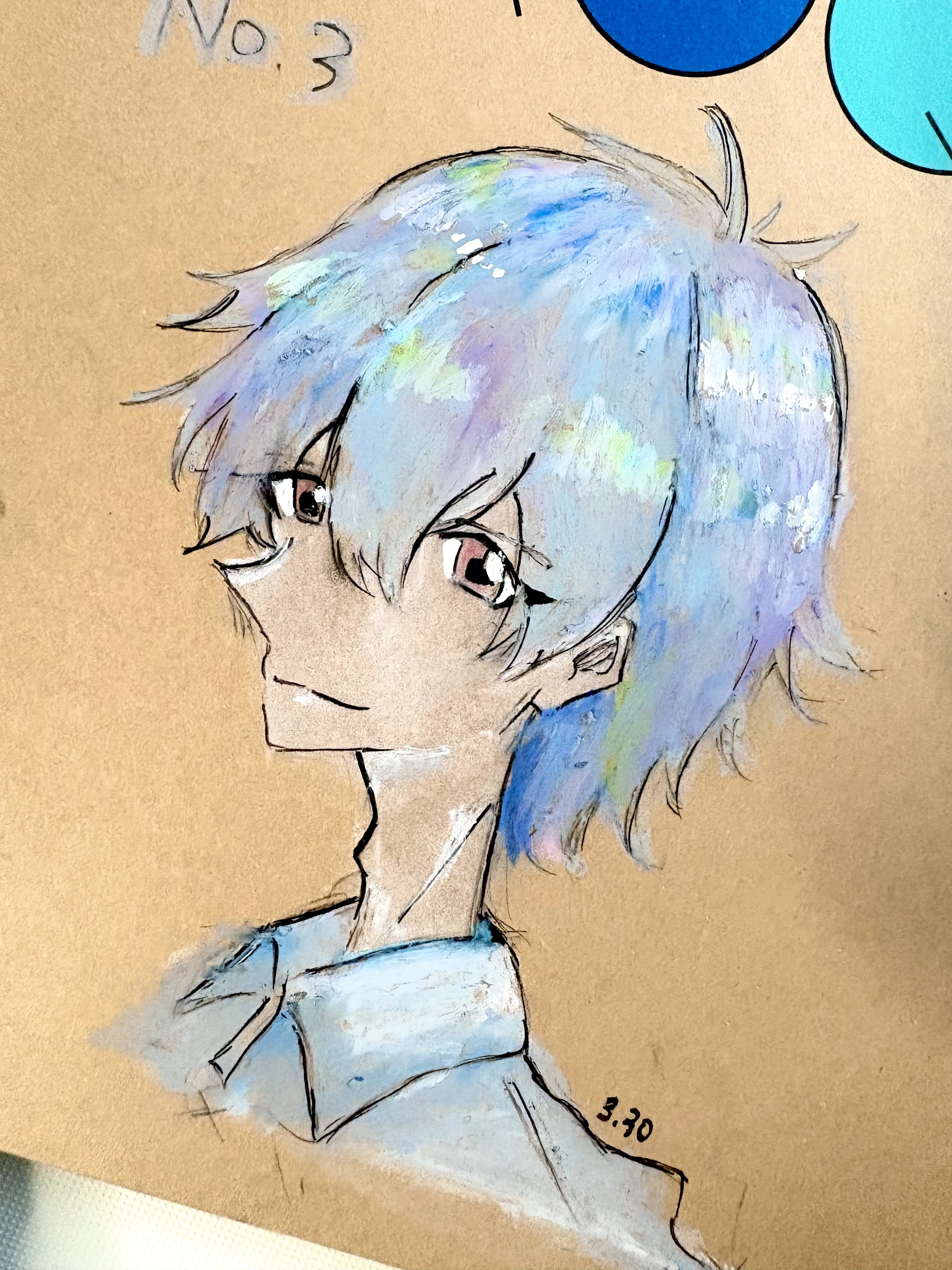 パステル画 創作 原画キャラクター アート クレパス イラスト 病みかわいい 1774881664-
