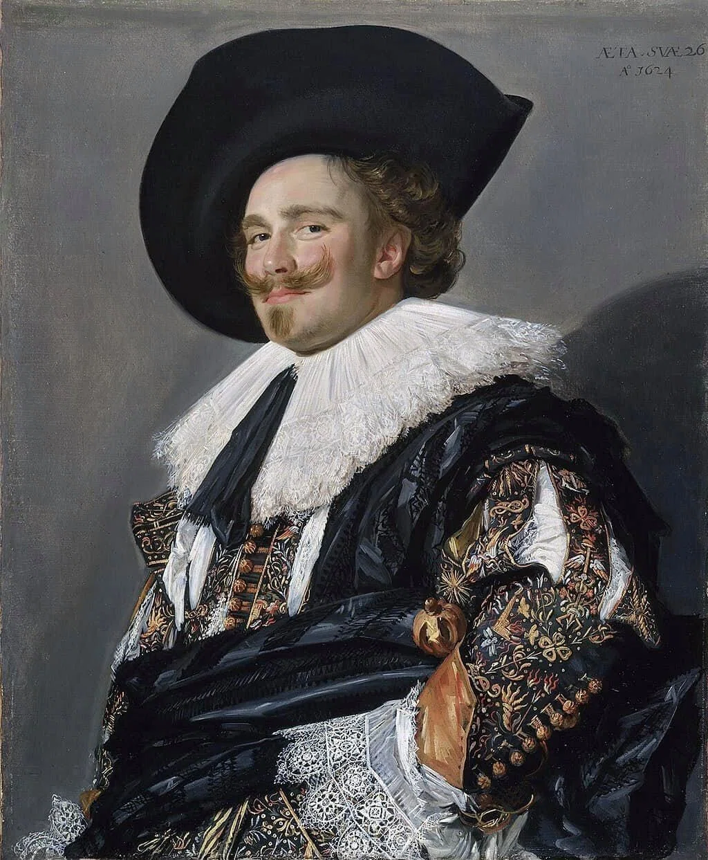 油絵 フランス・ハルス 模写 oil painting 原画　複製画 都志良三模写大全（13）フランス・ハルス Frans Hals (1582-1666