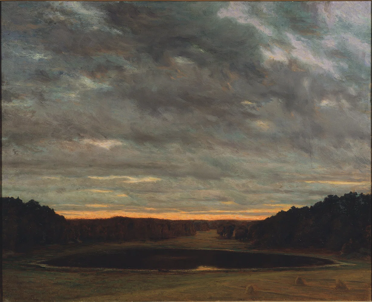 スウェーデン絵画」展出品作⑨ エウシェーン王子《静かな湖面》1901年