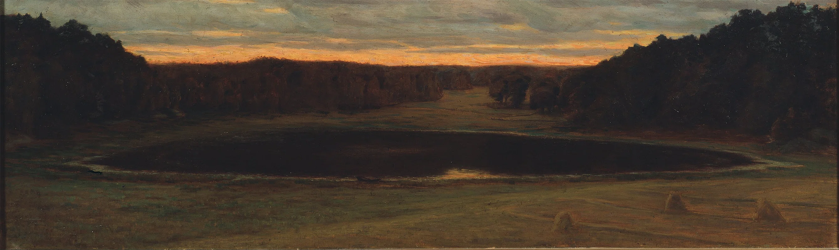 スウェーデン絵画」展出品作⑨ エウシェーン王子《静かな湖面》1901年