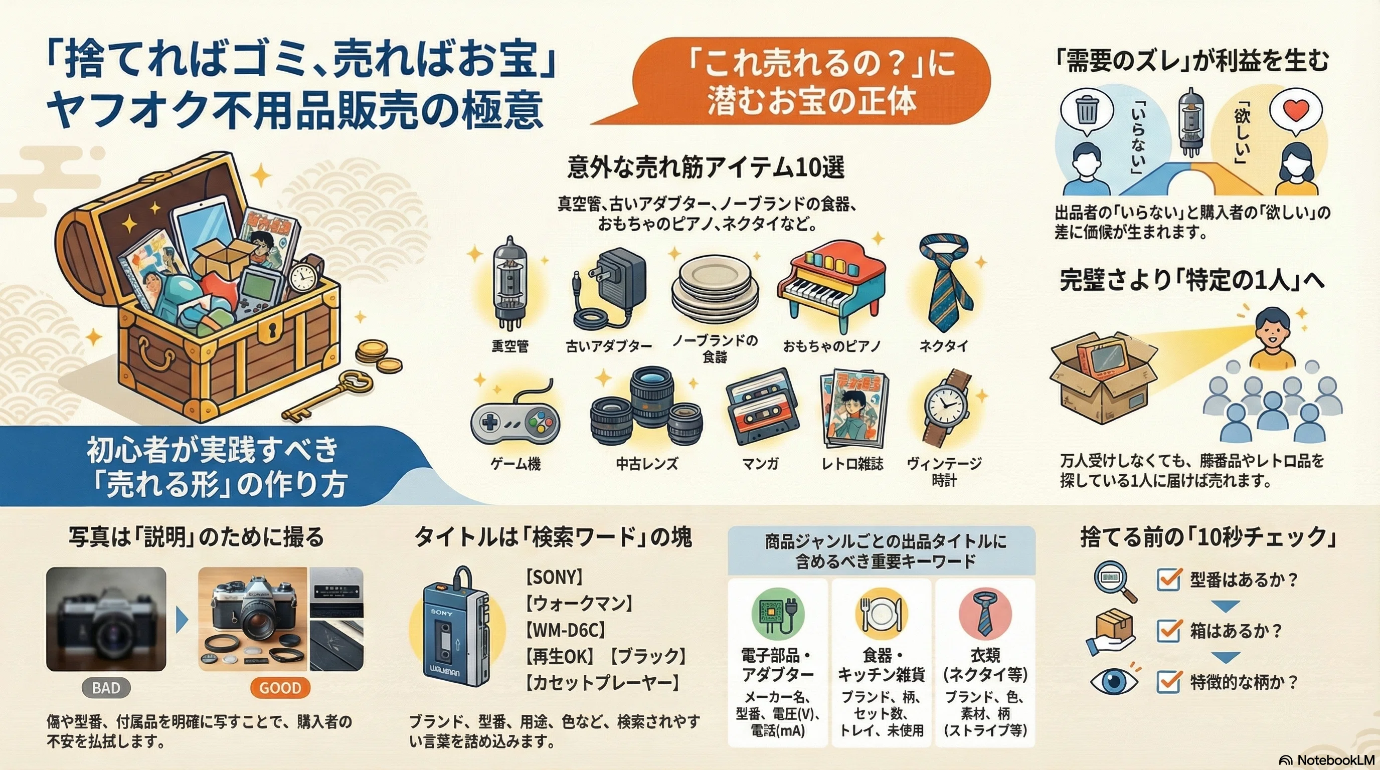 こんなの売れるの？」が一番売れる。ヤフオク初心者が見落としがちな不 