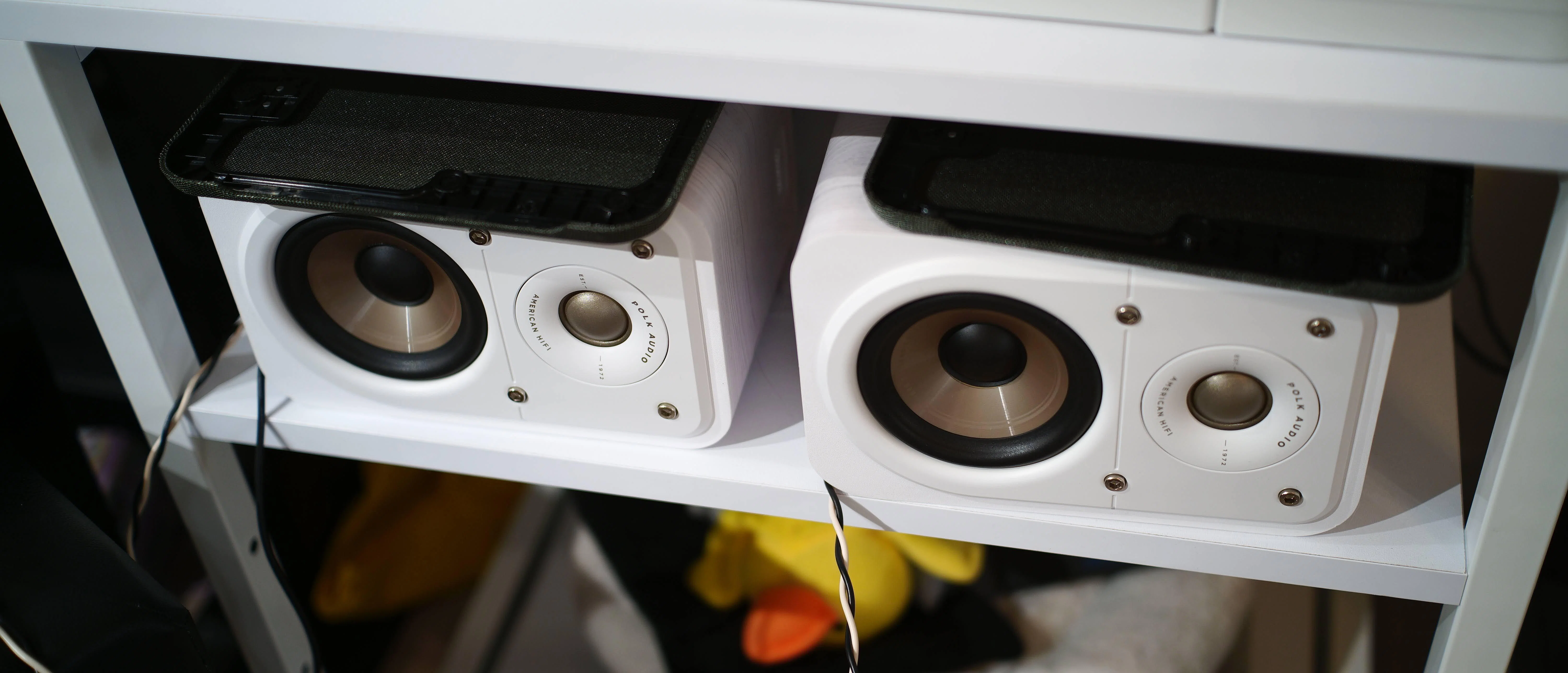 Polk Audio ES10 スピーカー 白 ホワイト ハイレゾ 高音質 Customer Reviews: Polk Audio Signature Elite ES10 (White) Compact