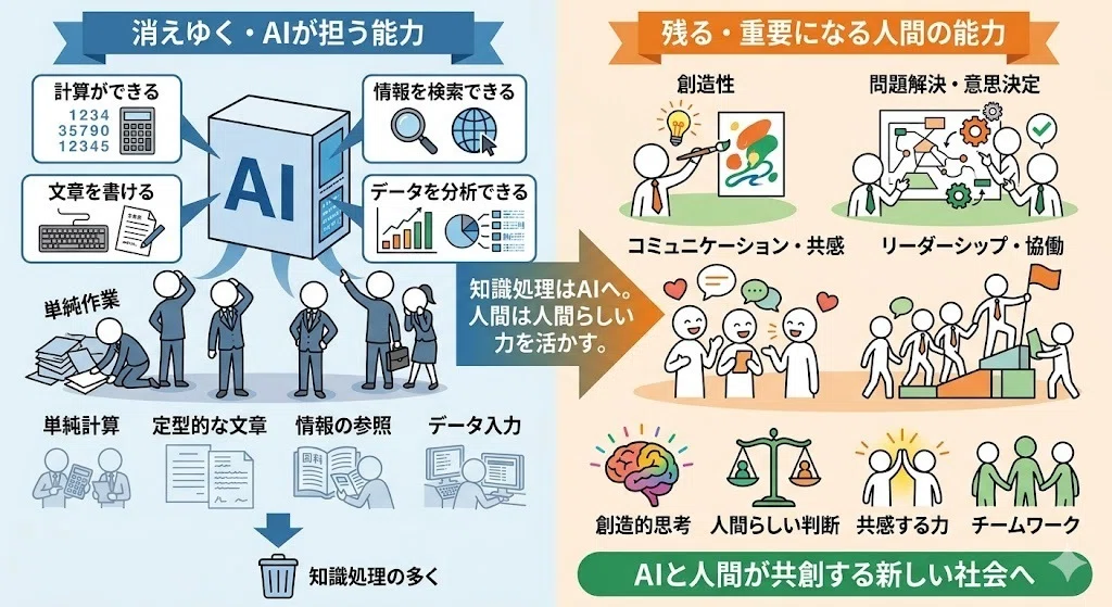 希爆レンズで見る‼AI時代に消える能力・残る能力教育は何を育てるべき