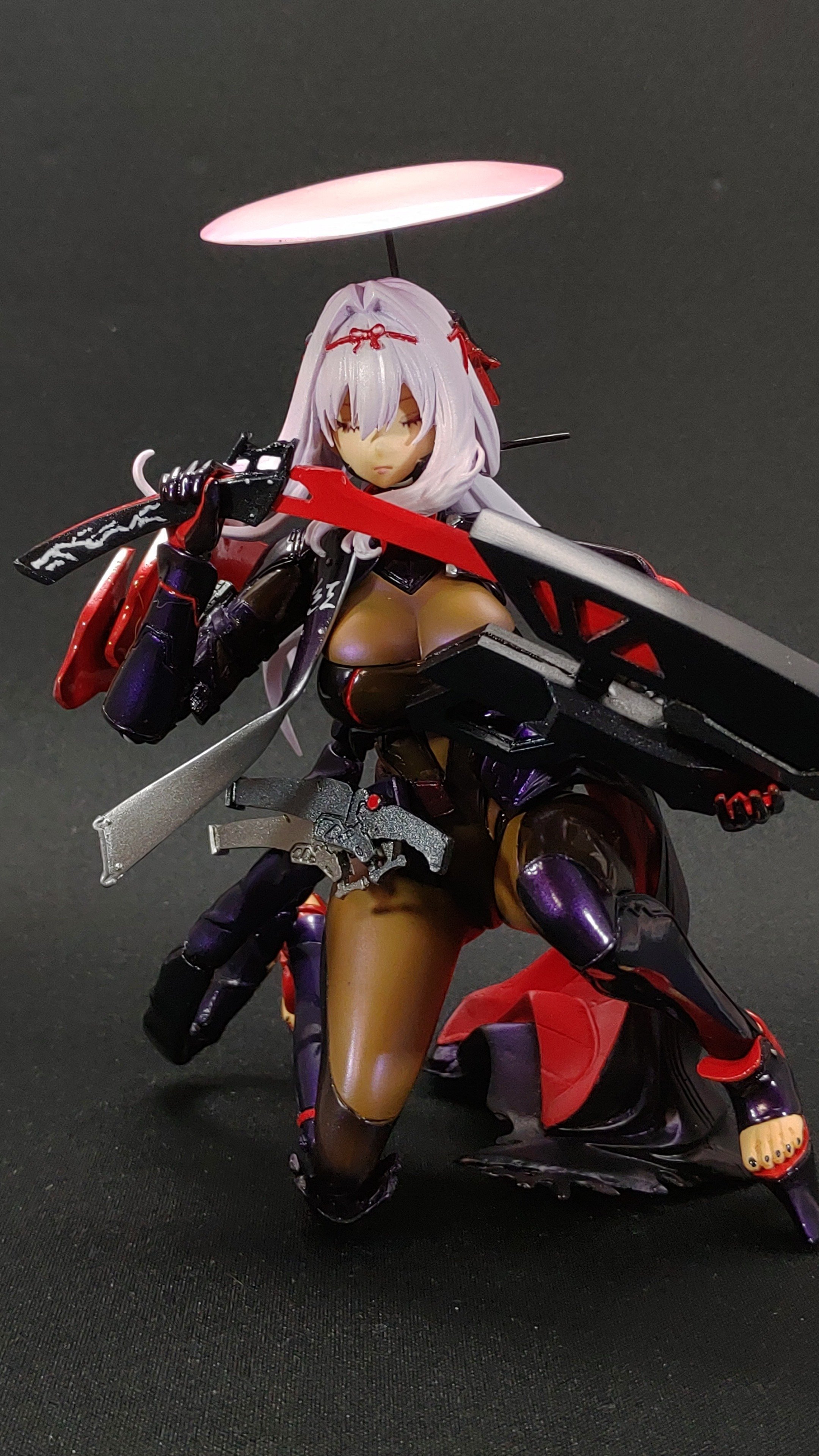 NIKKE BIG 紅蓮/ブラックシャドウの可動ガレージキット制作しました