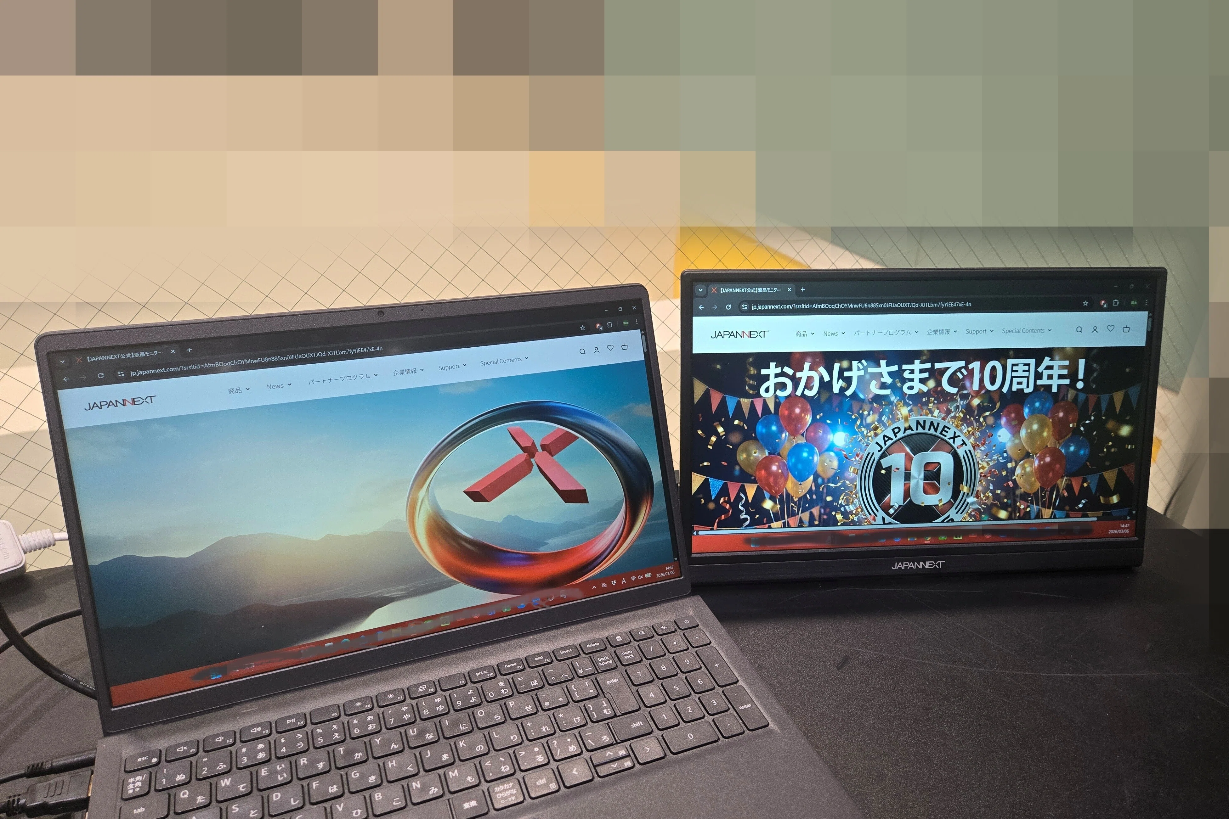 JAPANNEXT ポータブルモニター】JN-MD-i156F-T-LE 現地使用レビュー