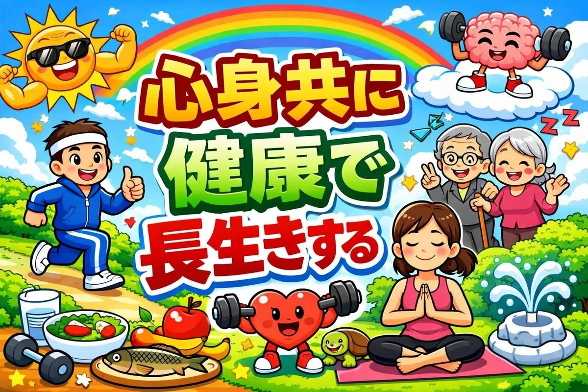 【心身共に健康で長生きする】|高原茂